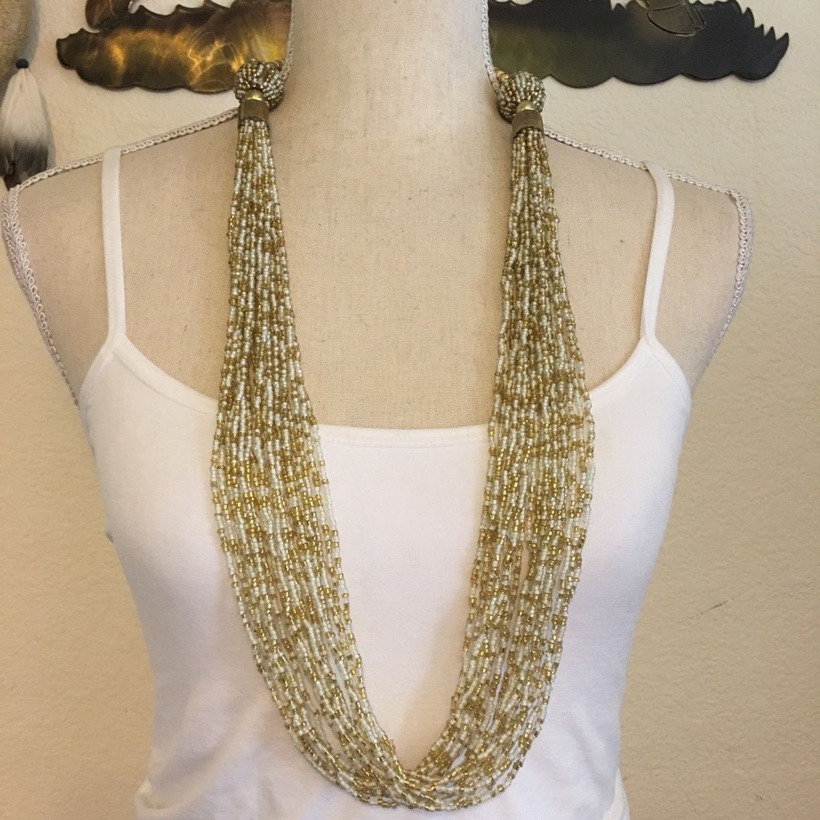 Jewelry Chelsea NYC multi strand seed bead ball necklace Size ONE SIZE - 1 Thumbnail