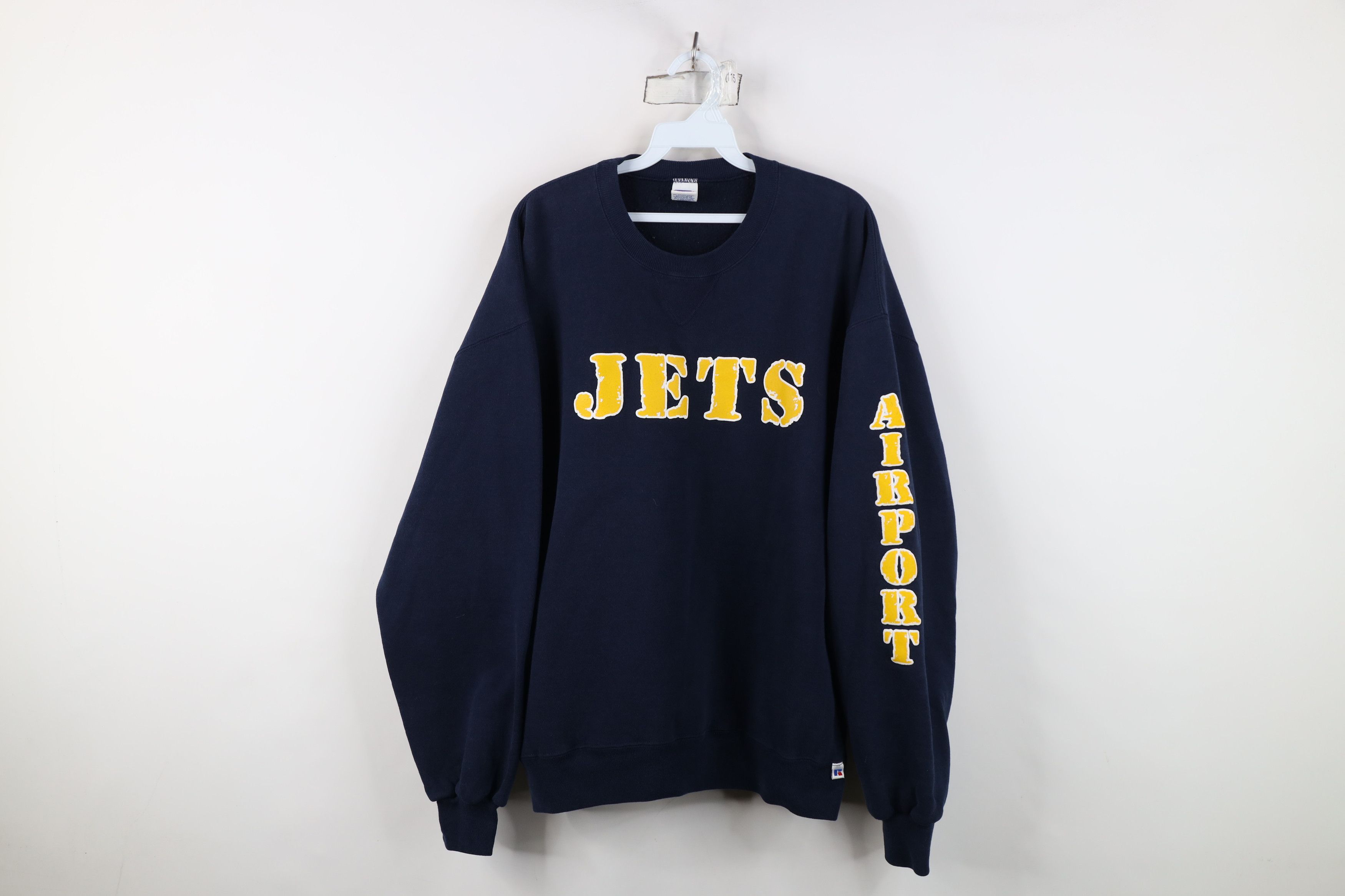 Russell Athletic Vintage 90s Russell Athletic Crewneck Sweatshirt Blue Size US XL / EU 56 / 4 - 1 Thumbnail