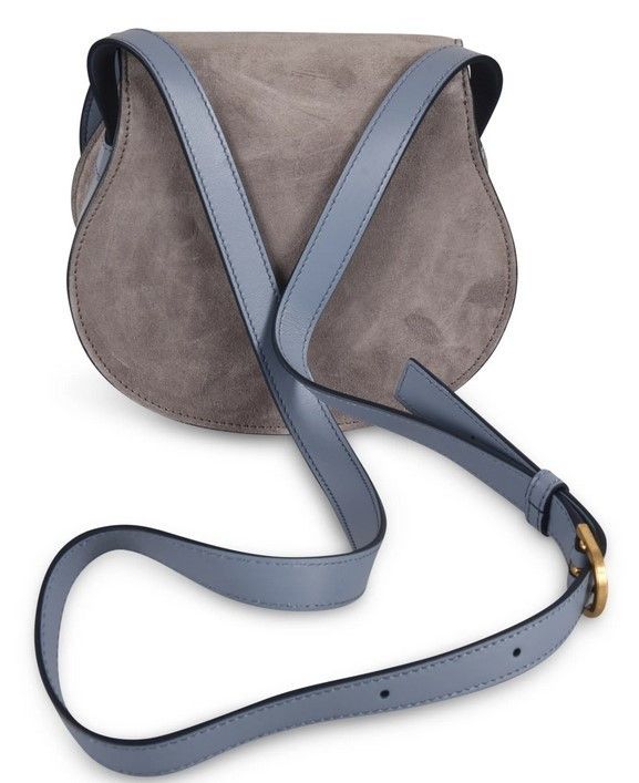 Chloe o1loc1c10425 Size: OS / Marcie Small Saddle Bag in Grey Size ONE SIZE - 2 Thumbnail