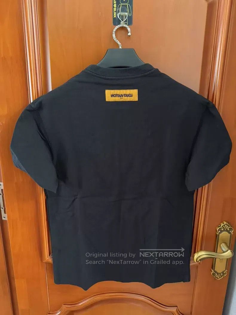 Louis Vuitton Louis Vuitton Fei Dong Co-branded Beaded Letter Short Slee Size US M / EU 48-50 / 2 - 2 Thumbnail