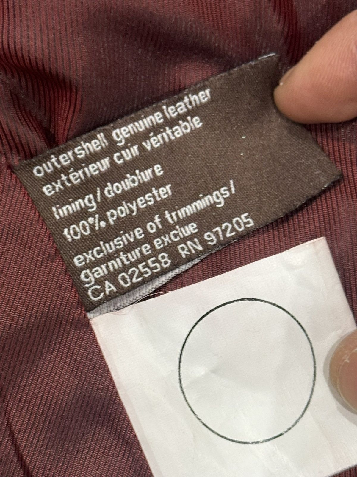Danier Danier Genuine Red Leather Jacket Fitted Tailored Silhouette Size XXS / US 00 / IT 34 - 5 Thumbnail