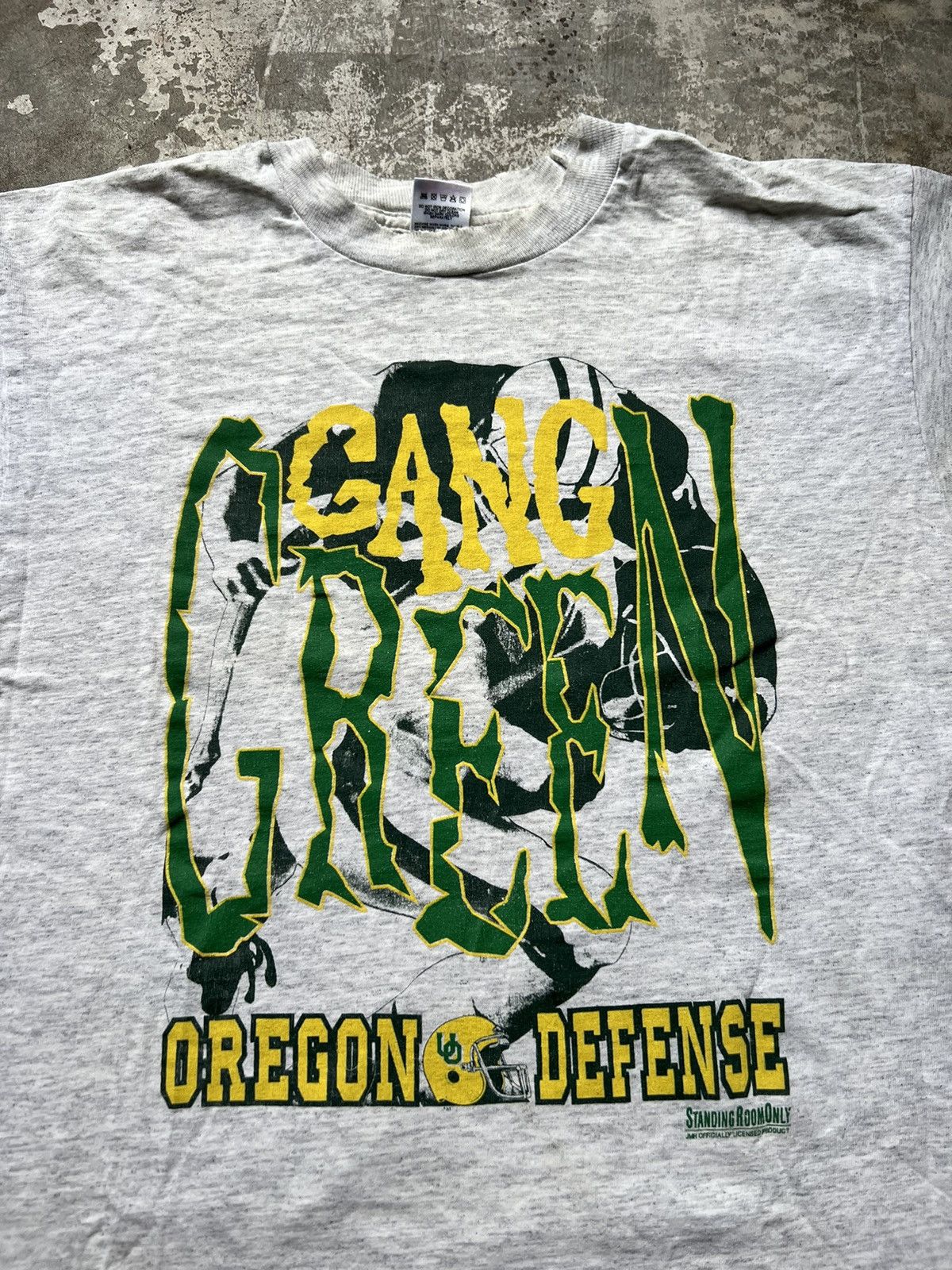 Vintage Vintage 90s university of oregon gang green single stitch L Size US L / EU 52-54 / 3 - 3 Thumbnail