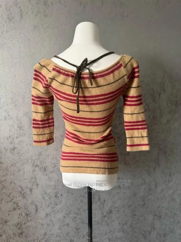 Burberry Burberry Color Block Wool Long Sleeve Top. Size M / US 6-8 / IT 42-44 - 4 Thumbnail