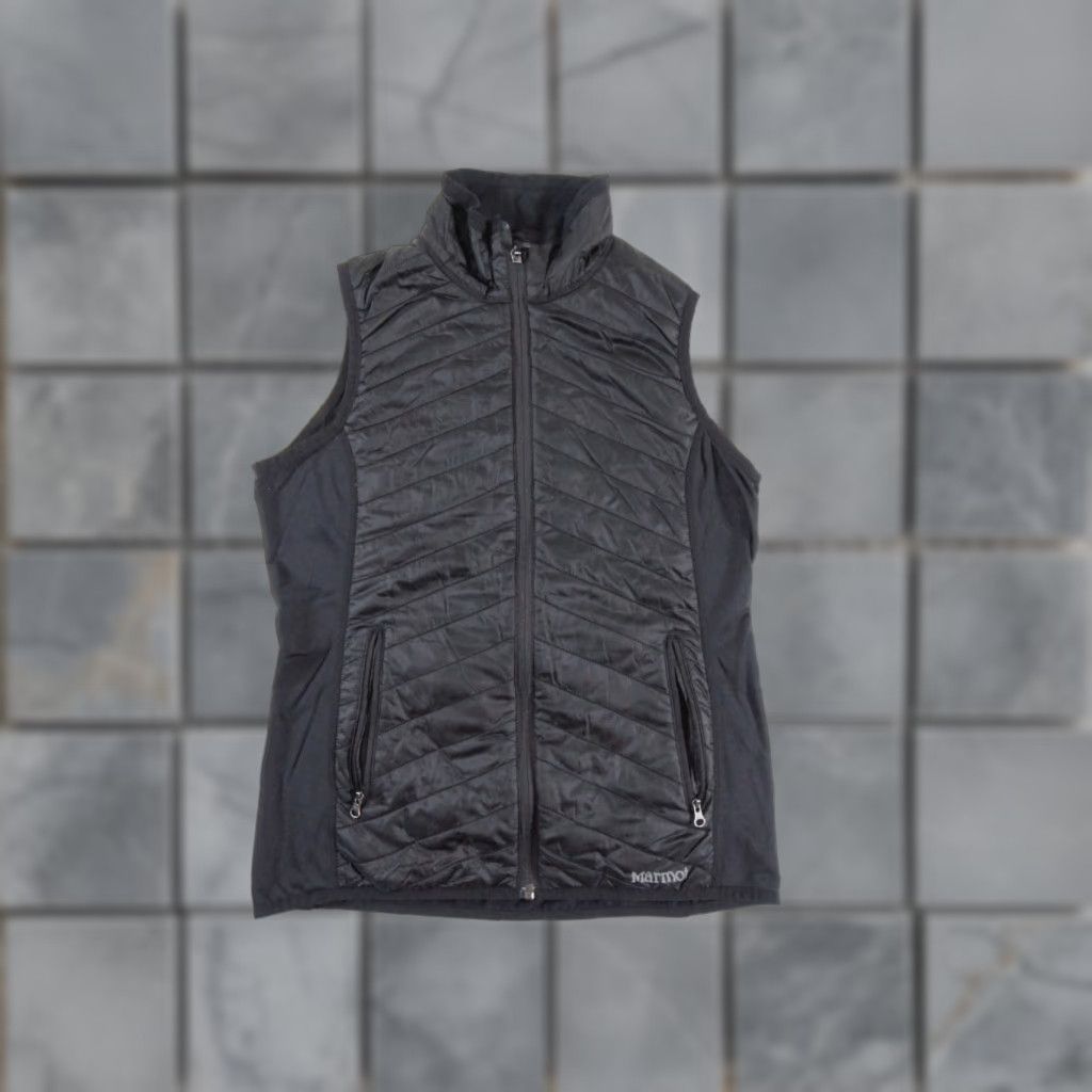 Marmot MARMOT Women Vest Puffer Jacket Slim Vest Outdoor Fall Winter Logo Black Small Adult Women Size S / US 4 / IT 40 - 1 Thumbnail