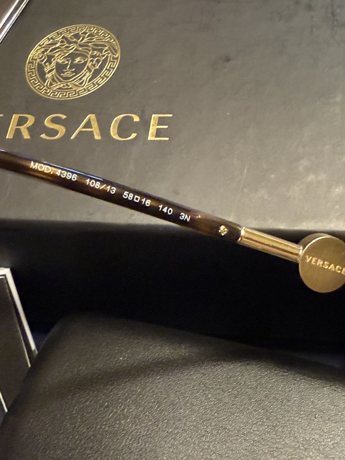 Versace Versace Tortoise Brown Sunglasses Size ONE SIZE - 7 Thumbnail