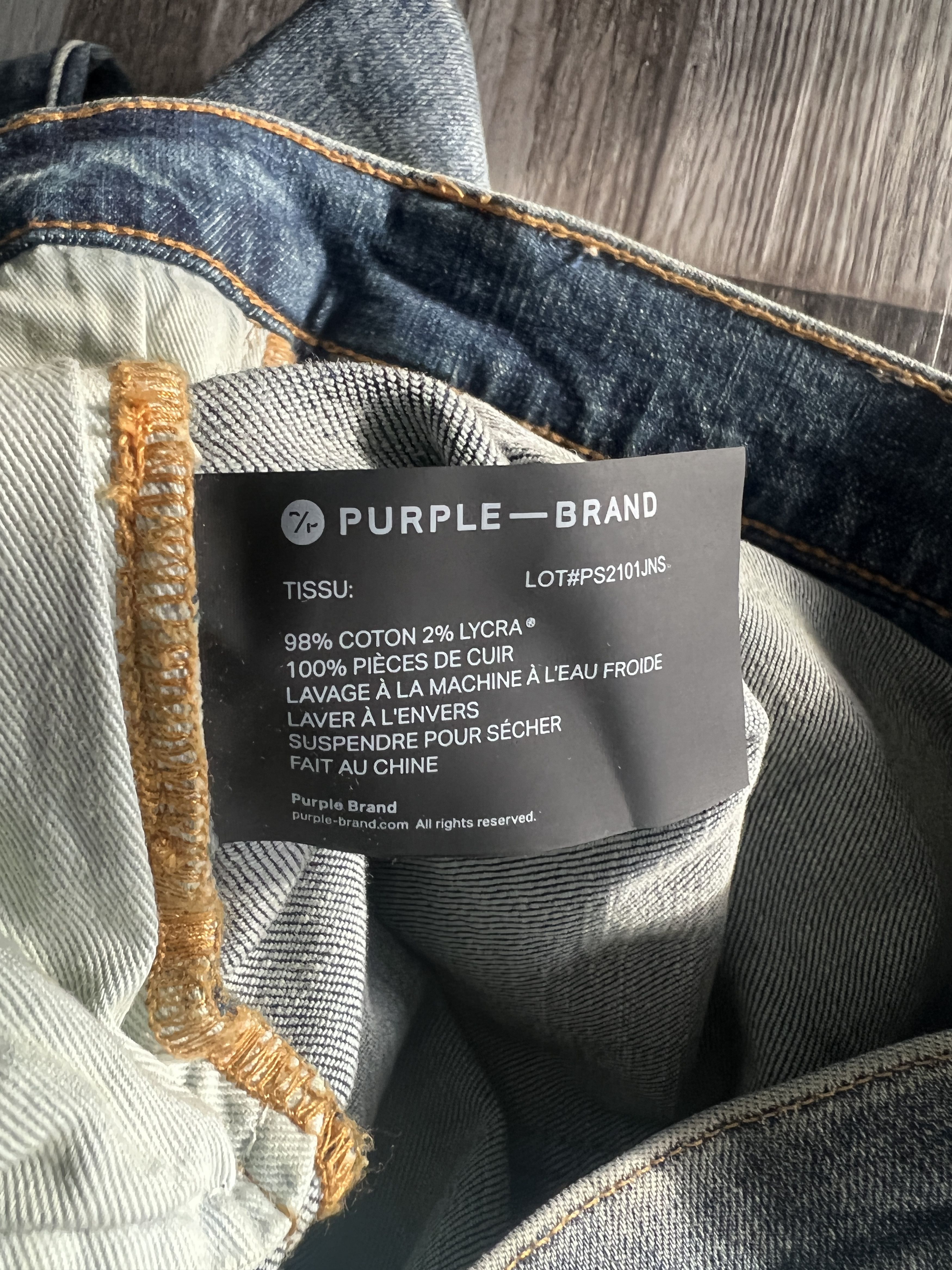 Purple Brand Purple Brand Paint Splatter Tapered Jeans Size US 34 / EU 50 - 7 Thumbnail