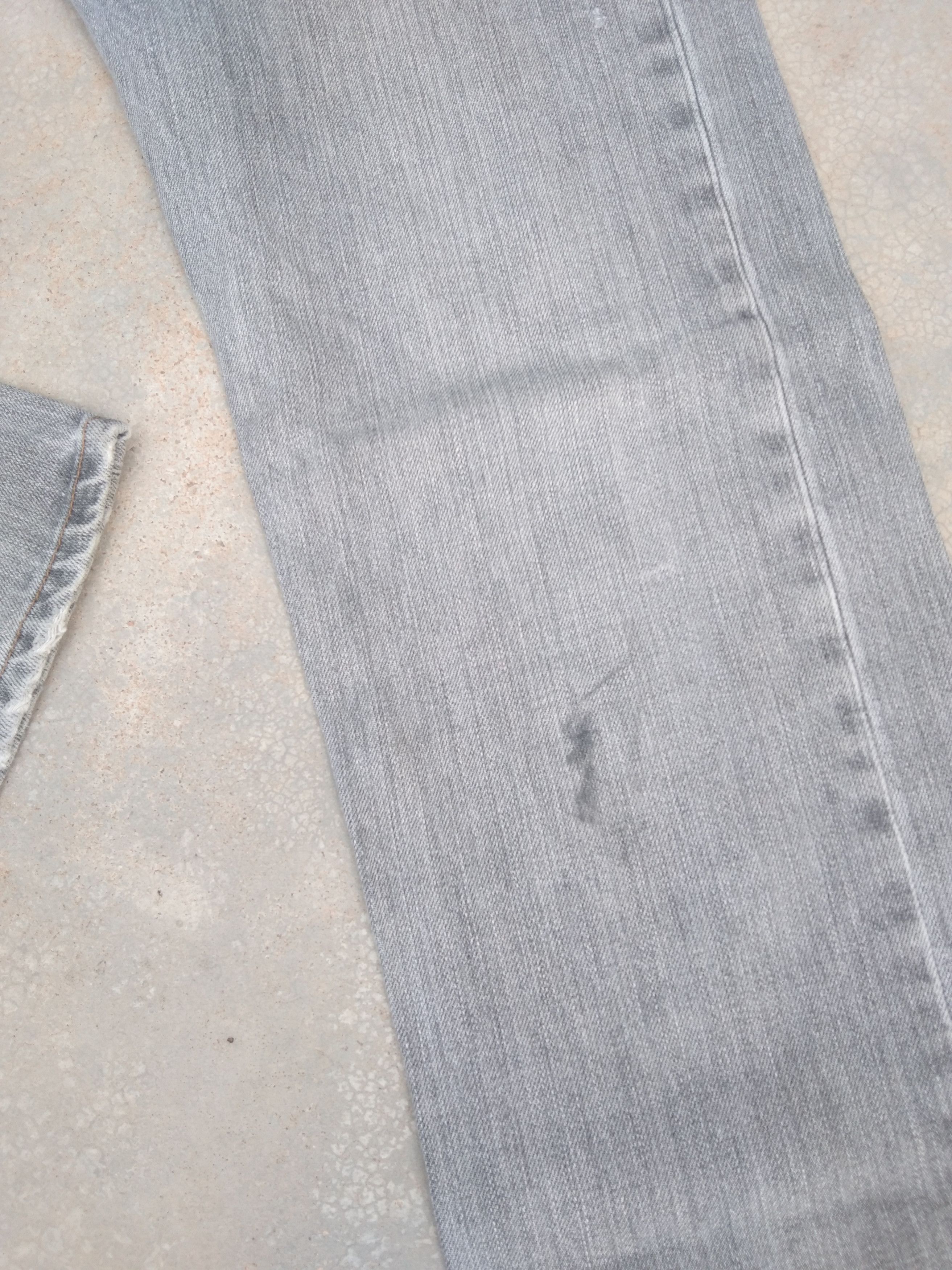 Levi's Vintage Levi's 501 Grey Straight Leg Jeans 32x32 Size US 32 / EU 48 - 4 Thumbnail