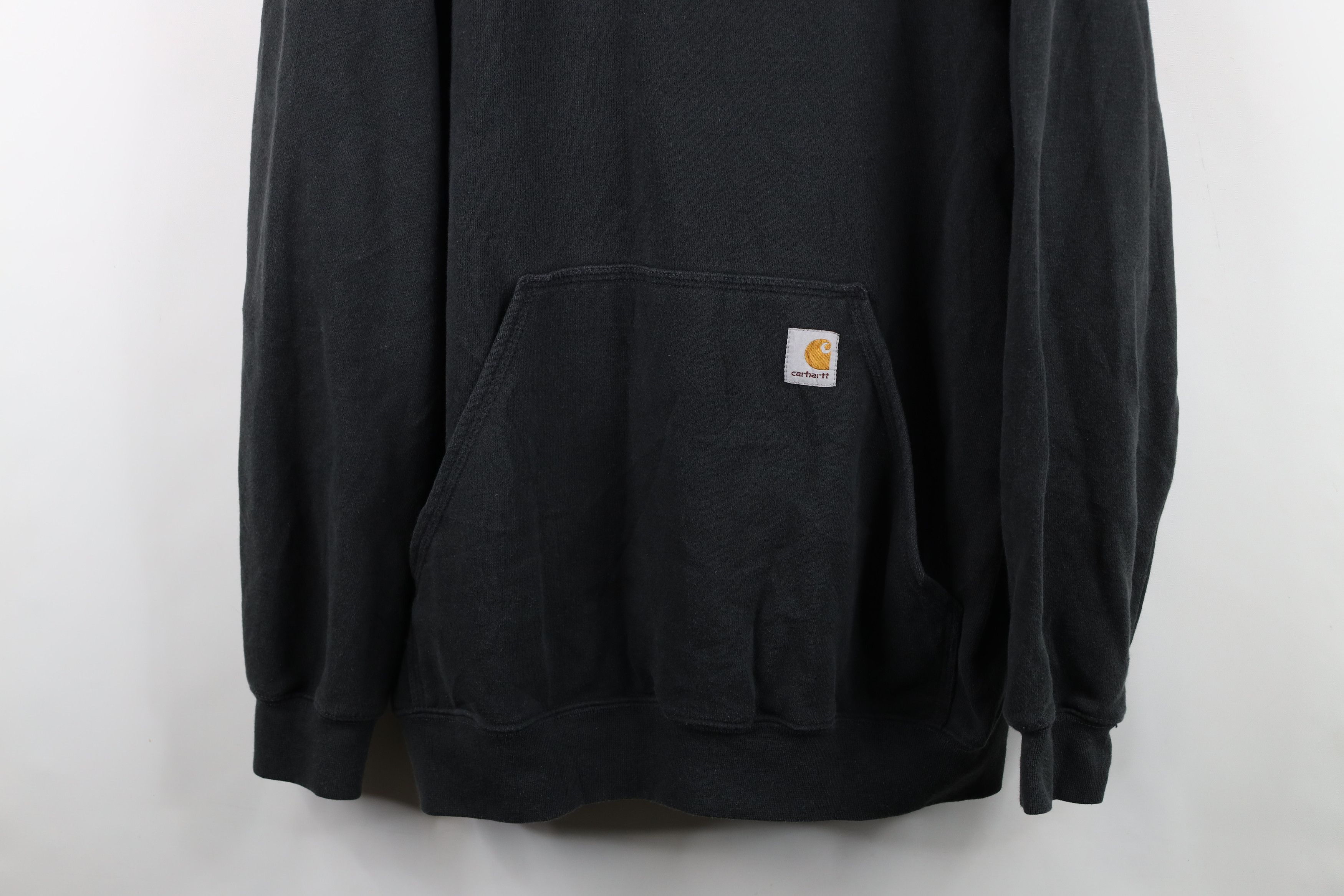 Carhartt Vintage Y2K Carhartt Spell Trucking Heavyweight Hoodie Black Size US XL / EU 56 / 4 - 3 Thumbnail