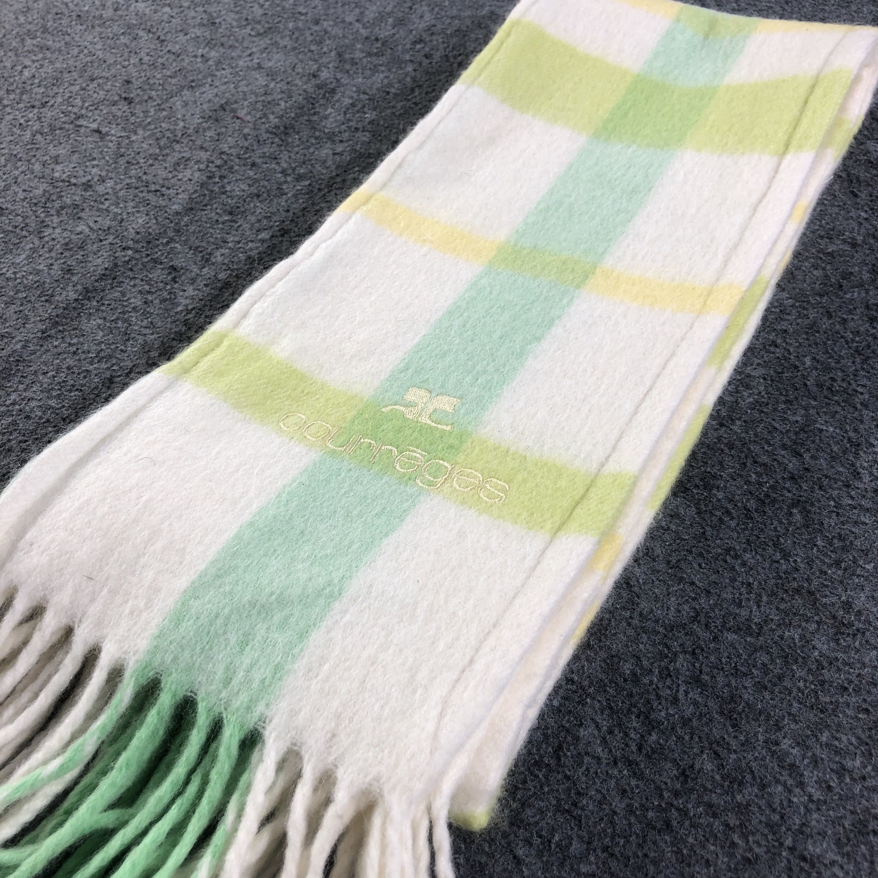 Courreges Courreges Wool Scarf Muffler V1088 Size ONE SIZE - 3 Thumbnail