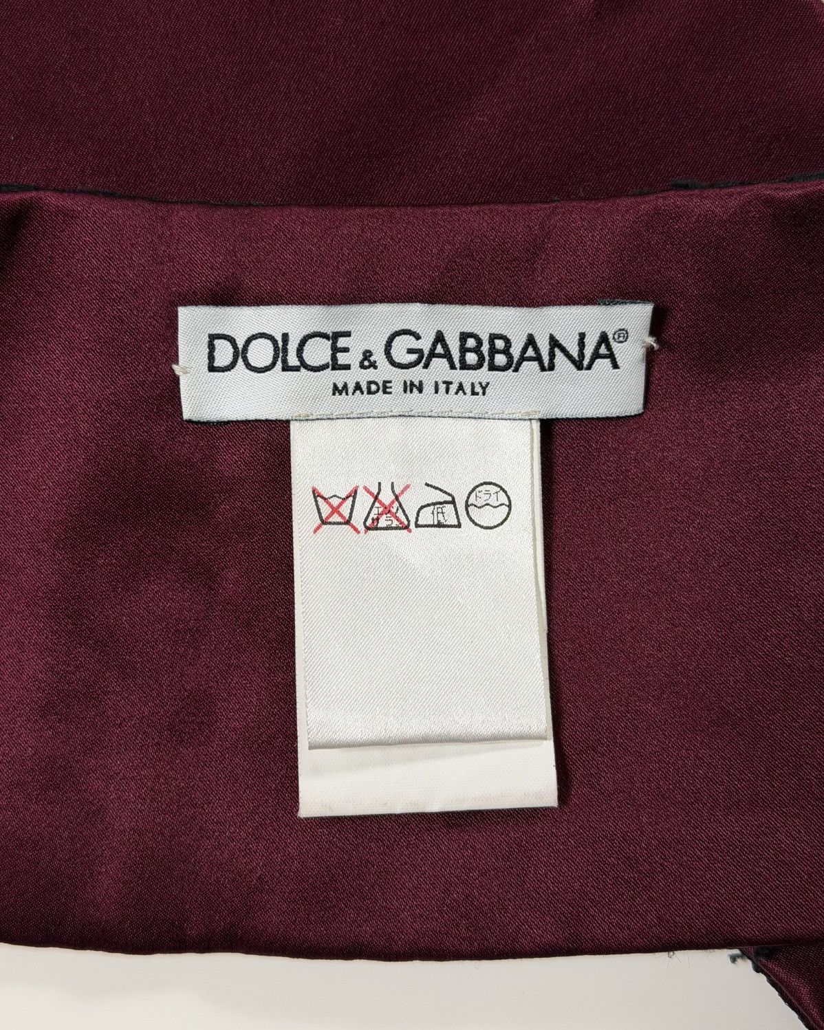 Dolce & Gabbana DOLCE&GABBANA F/W 1999 Beaded & Embroidered Satin Belt Size ONE SIZE - 4 Thumbnail