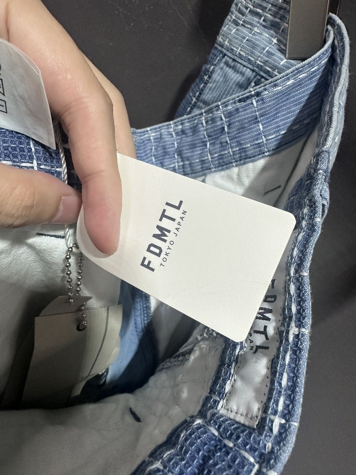 FDMTL Fdmtl Sashiko Patchwork short pants 7year wash Size US 32 / EU 48 - 8 Thumbnail