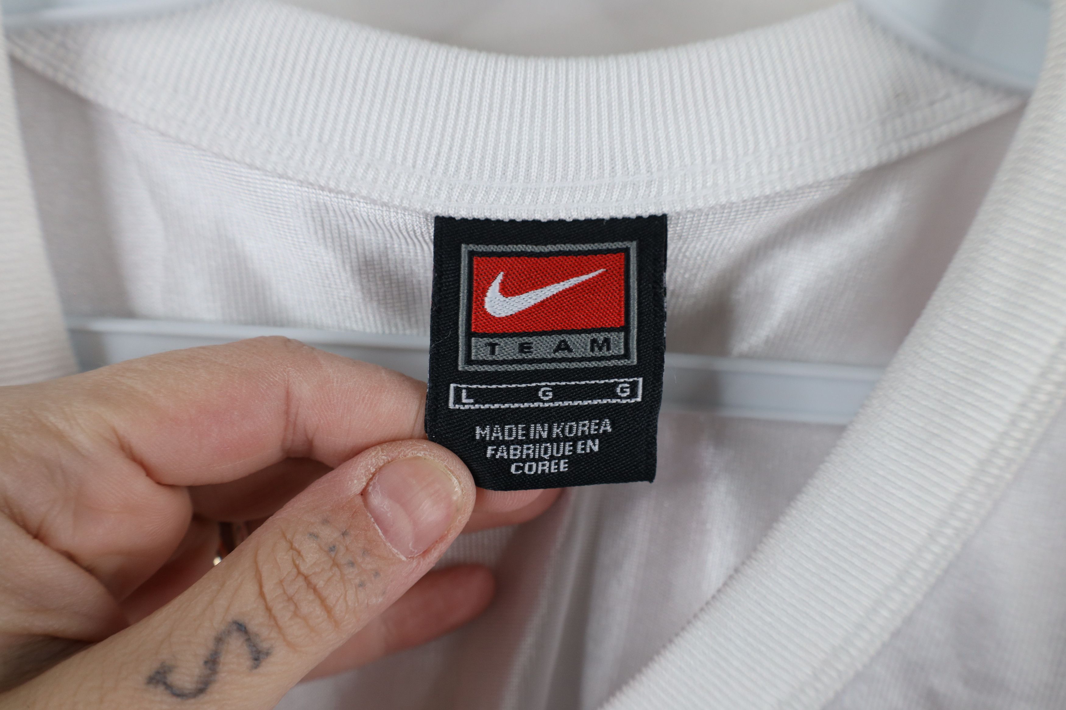 Nike × Vintage Vintage Nike Ohio State University Football Jersey White #47 Size US L / EU 52-54 / 3 - 6 Thumbnail