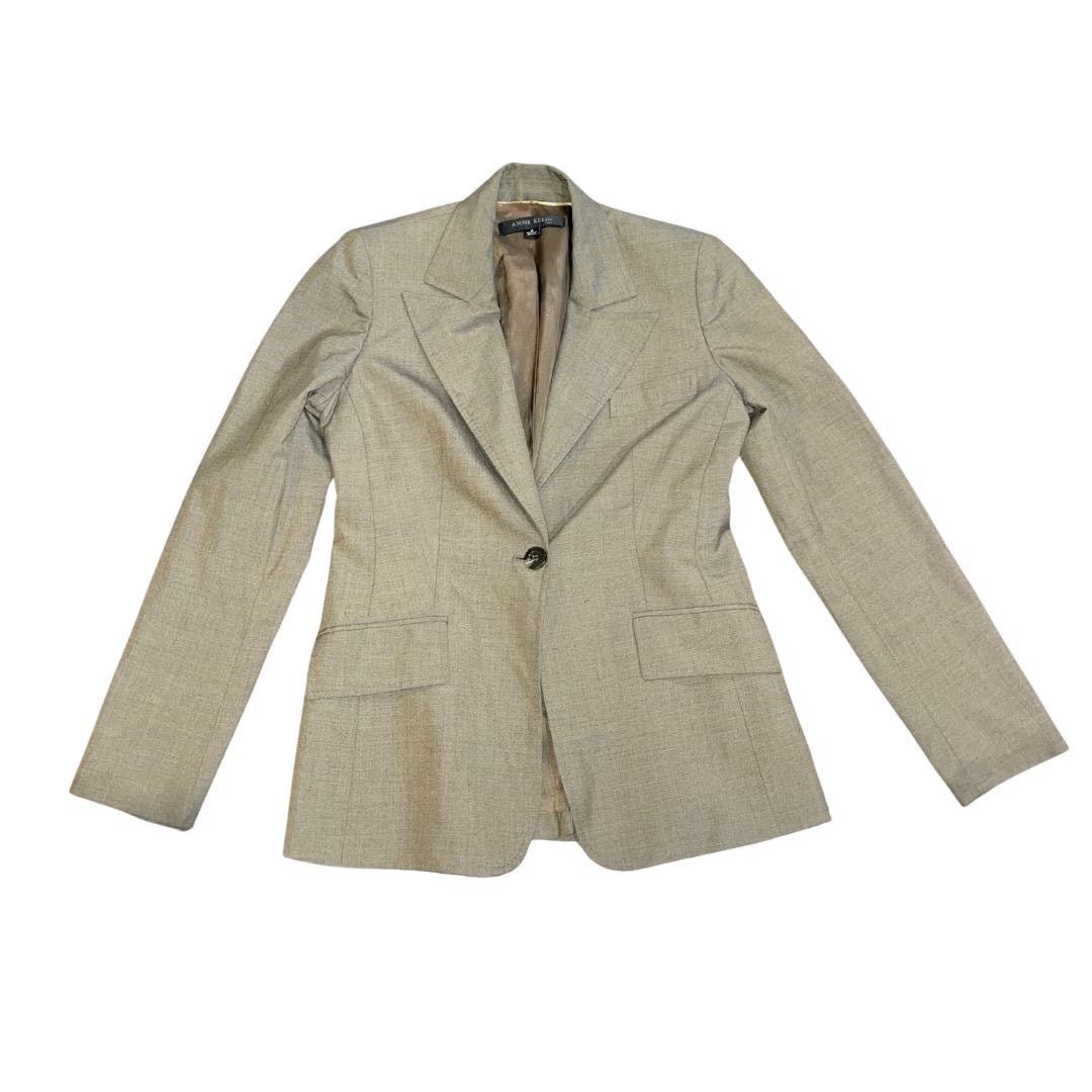 Anne Klein Anne Klein Button Blazer Wool Blend 4 Career Office Preppy Size 27" / US 4 / IT 40 - 1 Thumbnail