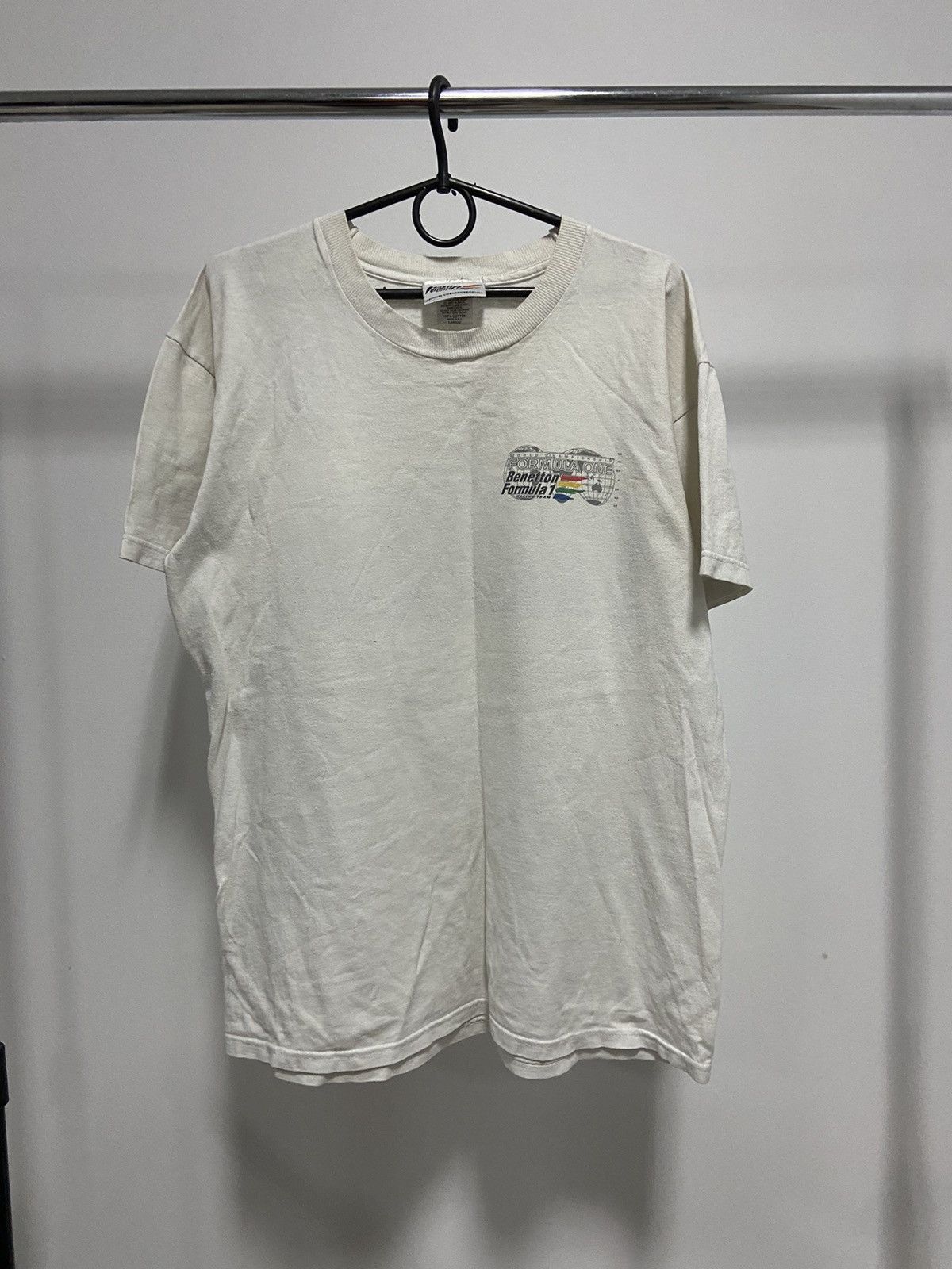 Benetton Benetton bolid formula 1 racing big logo t shirt Size US L / EU 52-54 / 3 - 2 Thumbnail