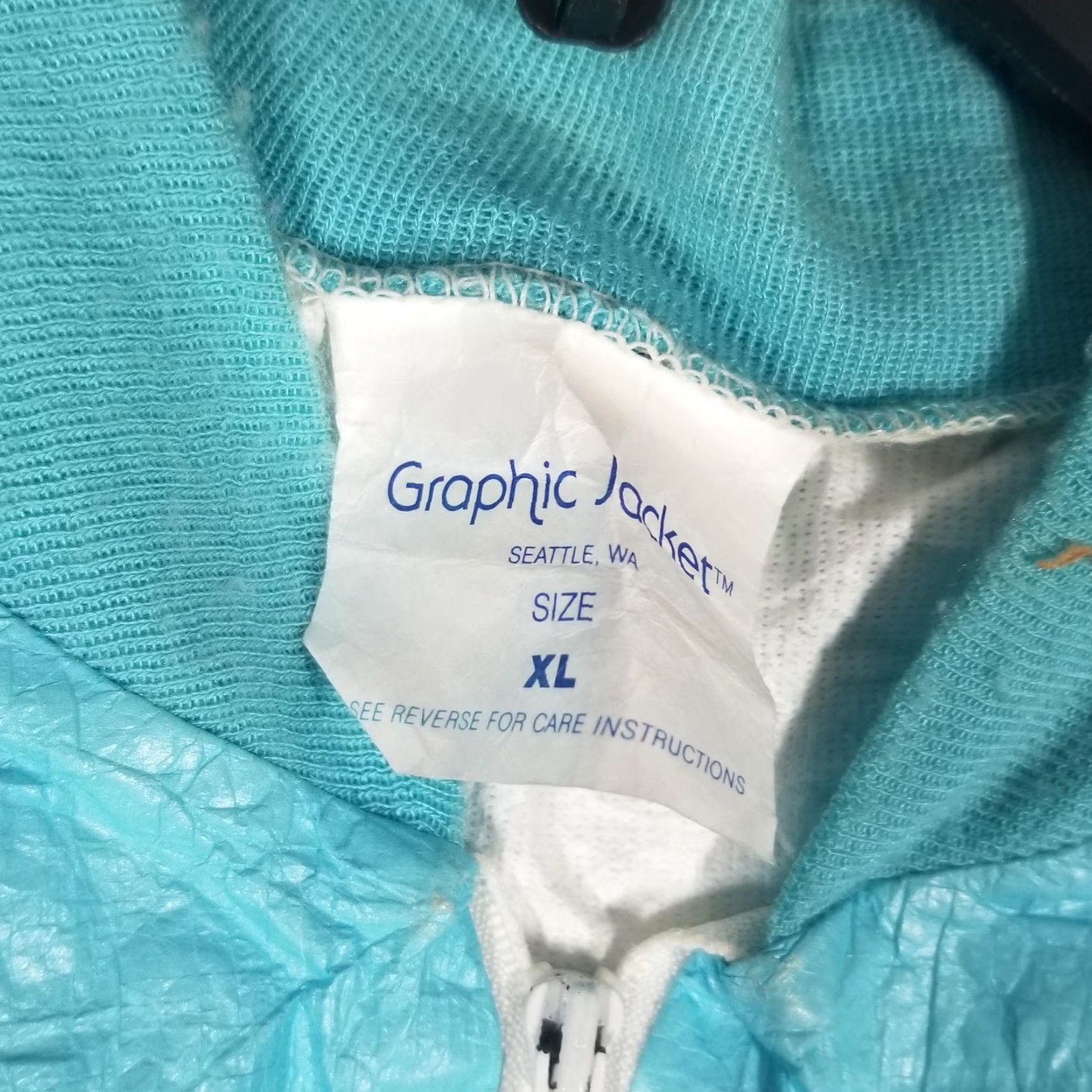 Vintage VINTAGE Graphic Jacket Windbreaker Shirt Mens XL Bloomsday 12K Road Race 1990 Running & Jogging Geometric Blue Jacket Size US XL / EU 56 / 4 - 6 Thumbnail
