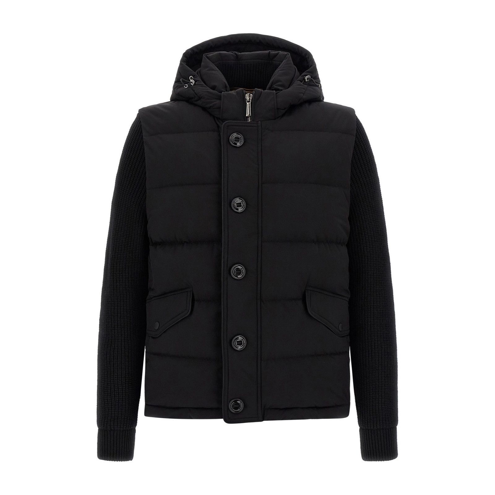 MooRER MOORER Foscolo Black Quilted Nylon Down Jacket New & Authent Size US L / EU 52-54 / 3 - 1 Thumbnail