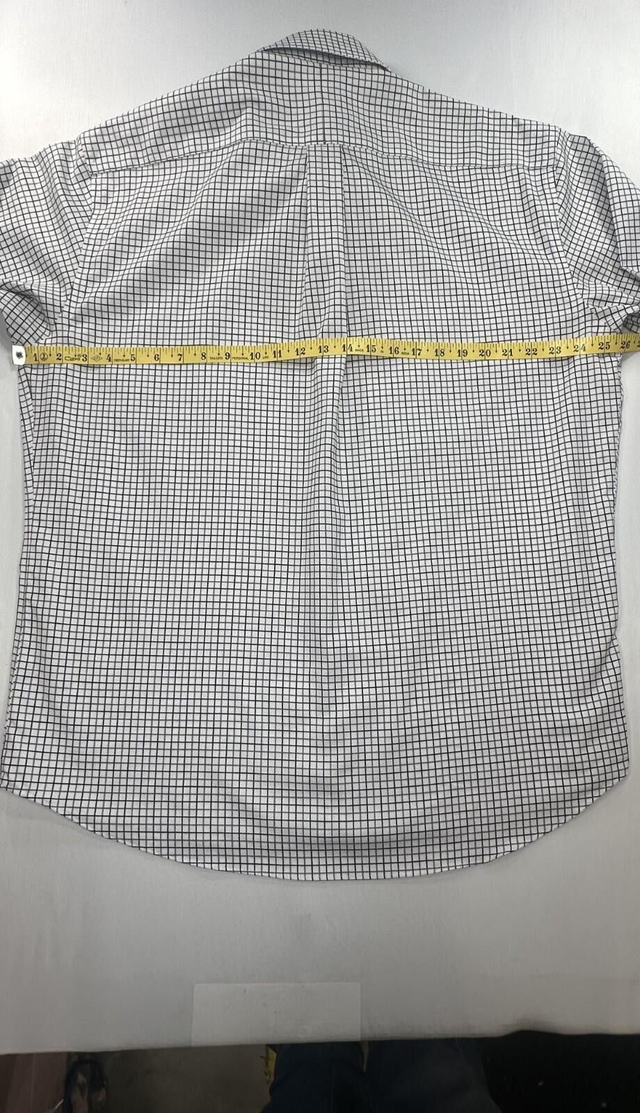 Other Forsyth of Canada 2-Ply Cotton Check Button Up Black Men XL Size US XL / EU 56 / 4 - 4 Thumbnail