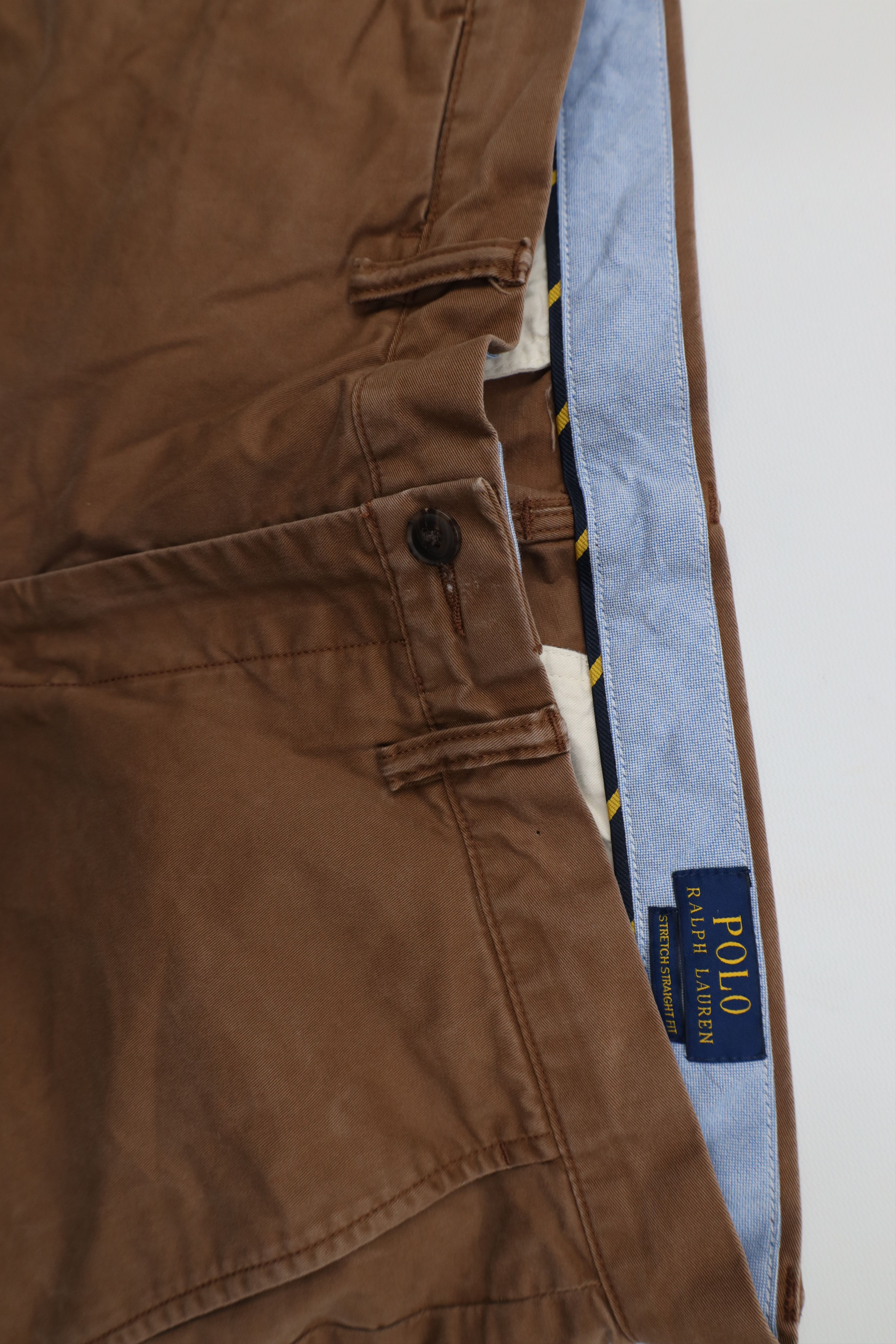 Ralph Lauren Vintage Y2K Ralph Lauren Straight Fit Chino Pants Brown Size US 32 / EU 48 - 7 Thumbnail