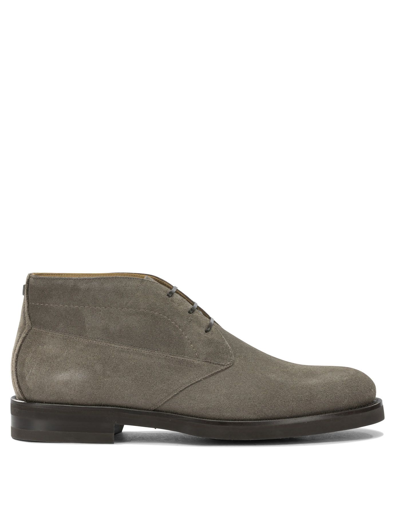 Salvatore Ferragamo Ferragamo Rugged Platform Lace Up Boots 