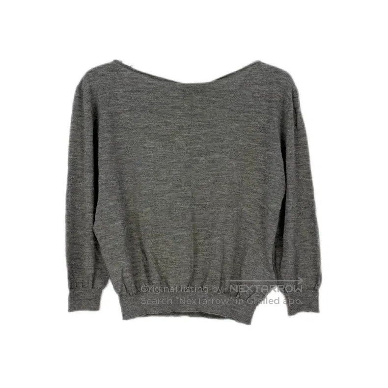 Prada Prada Gray classic logo cashmere sweater Size US XS / EU 42 / 0 - 2 Thumbnail
