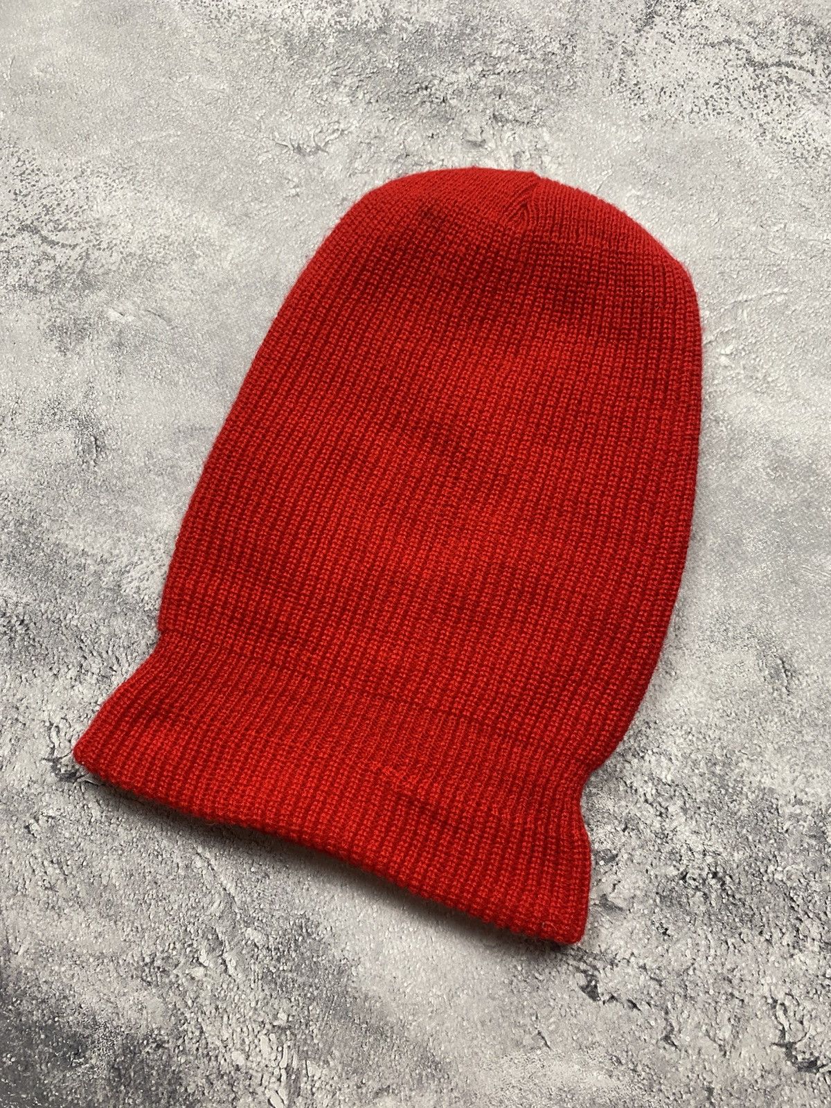 Japanese Brand Balaclava Knit Red Hat Vintage Ski Mask Rare Hype Streetwear Size ONE SIZE - 7 Thumbnail