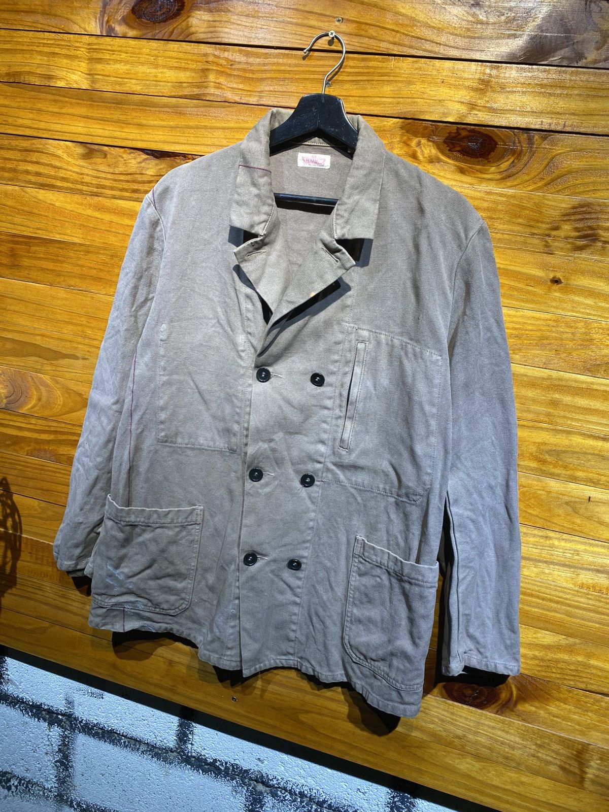 HOLLYWOOD RANCH MARKET Vintage Mr. Freedom Chore Jacket – Workwear Heritage Canvas Size US M / EU 48-50 / 2 - 4 Thumbnail