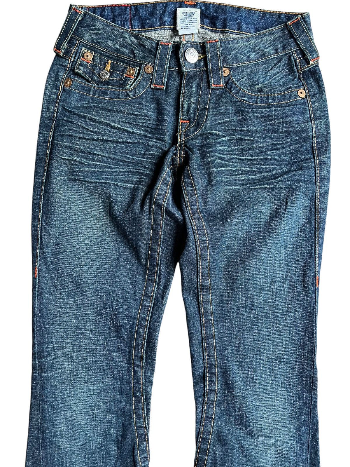 Affliction × Rock Revival × True Religion True Religion Joey Low Rise Flared jeans Size 27" / US 4 / IT 40 - 3 Thumbnail