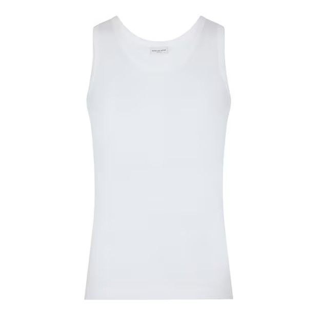 image of Dries Van Noten O1G2R1Mq0424 Tank Tops In White, Men's (Size Small)