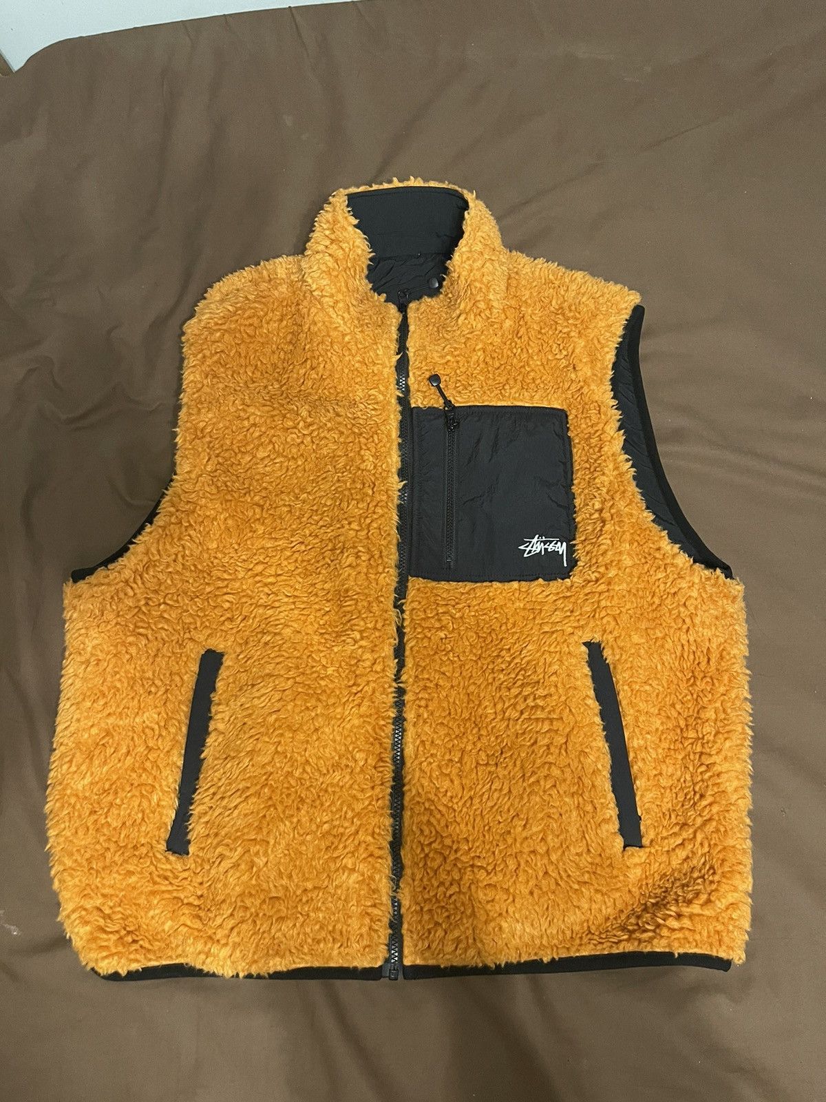 Streetwear × Stussy Stussy Sherpa Vest | Grailed