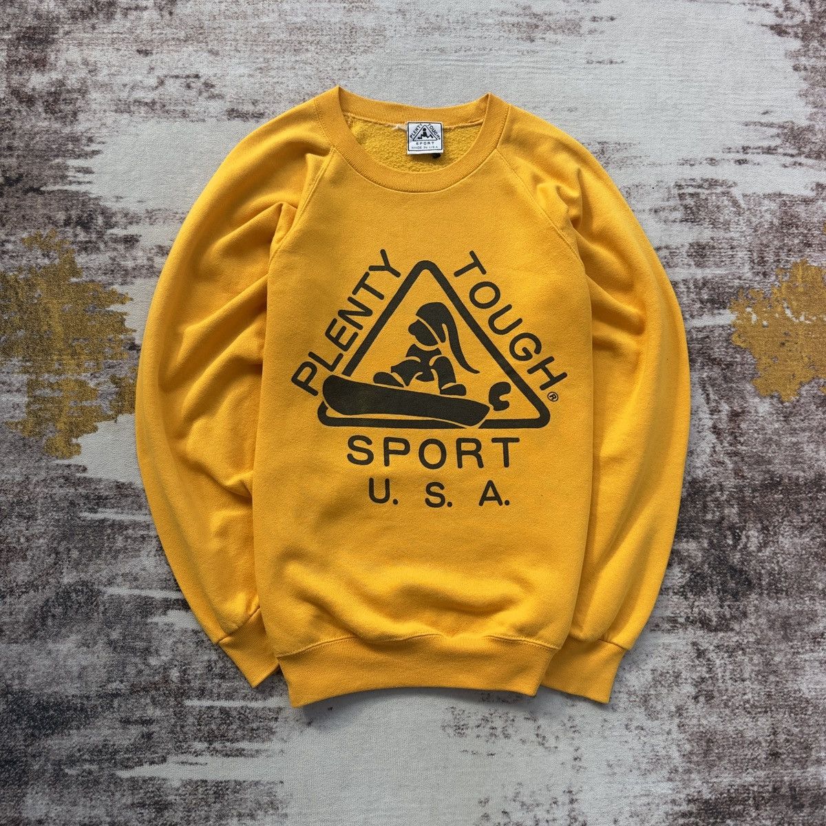 Vintage VINTAGE PLENTY TOUGH SPORT USA LOGO 90’s CREWNECK USA Size US S / EU 44-46 / 1 - 1 Thumbnail