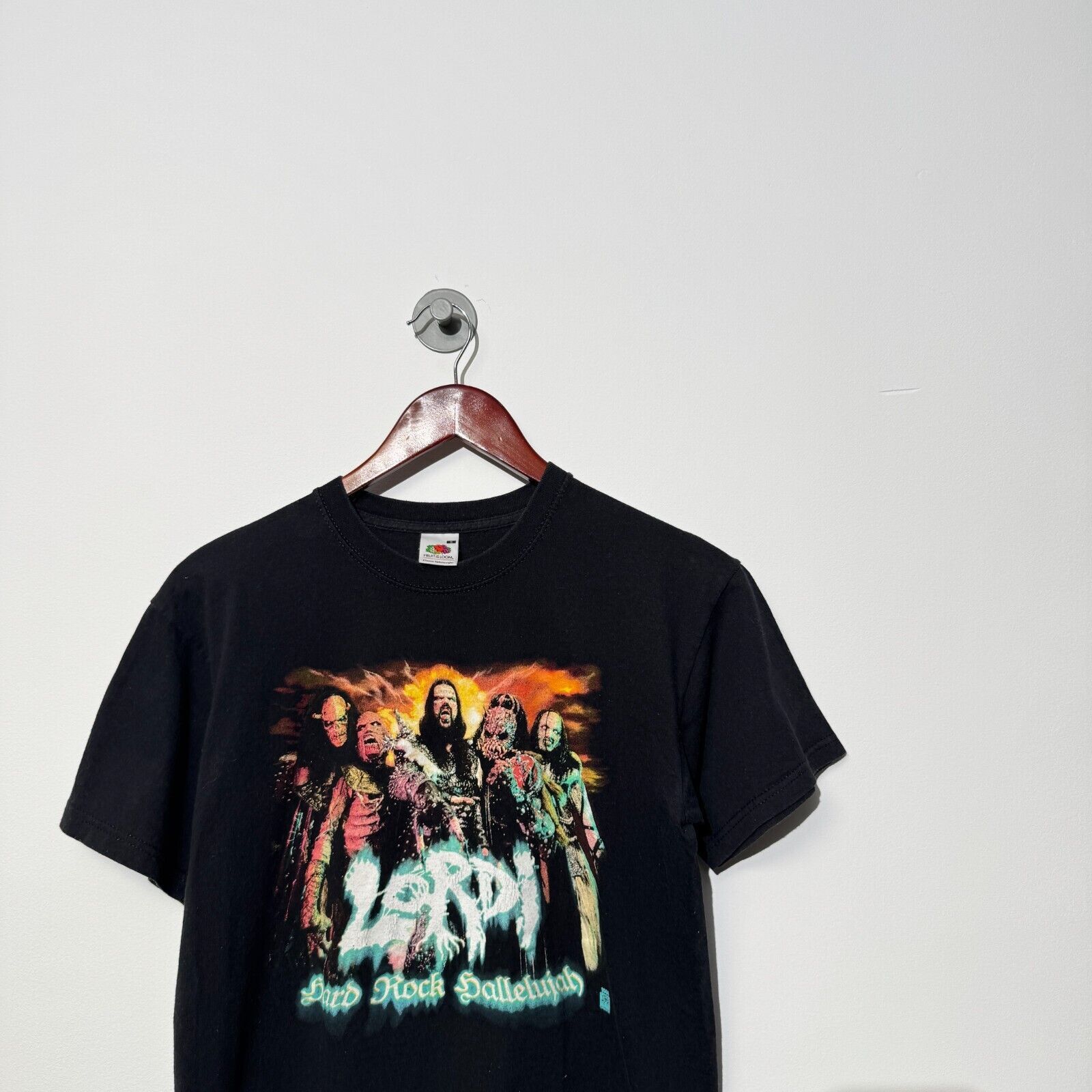 Vintage Vintage Unisex Black Cotton T-Shirt Size S Lord Metal 90s Size US S / EU 44-46 / 1 - 2 Thumbnail