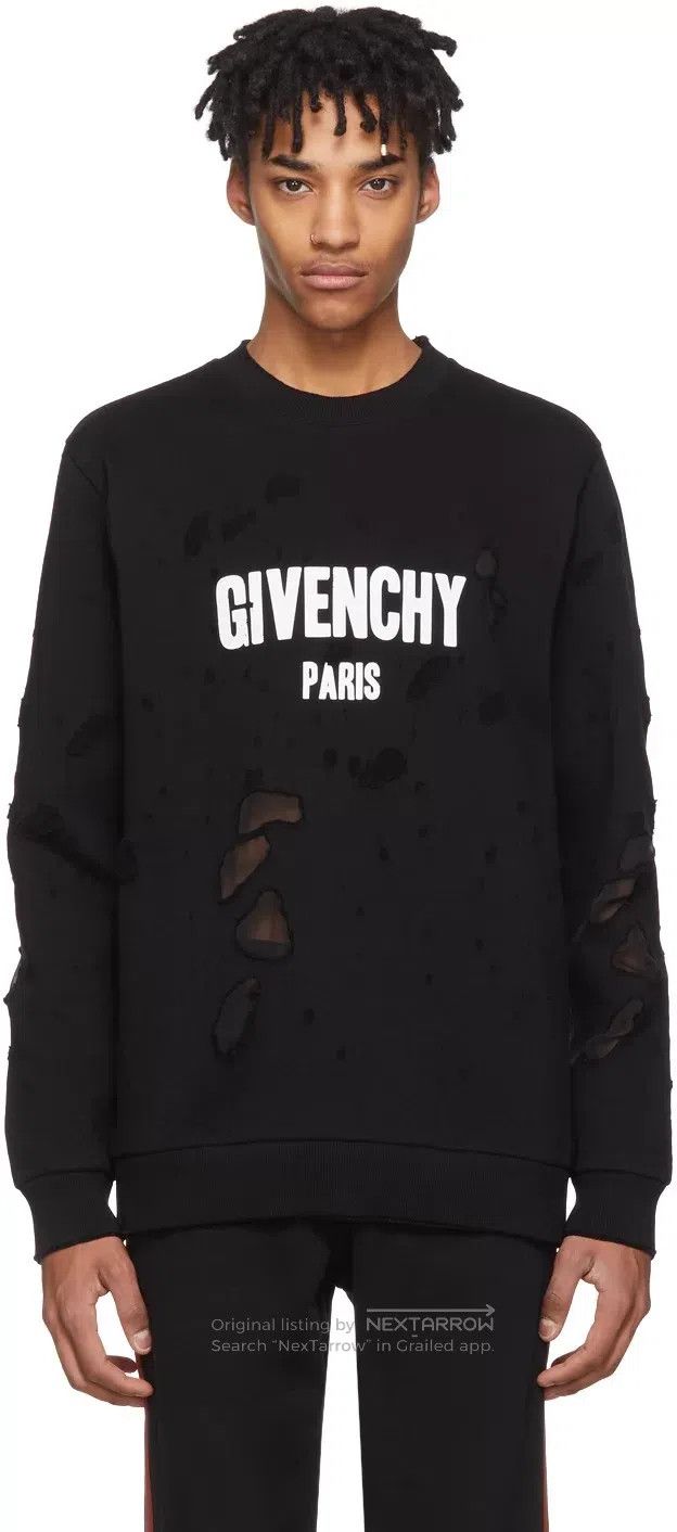Givenchy Givenchy Ripped Hoodie Size US XS / EU 42 / 0 - 1 Thumbnail