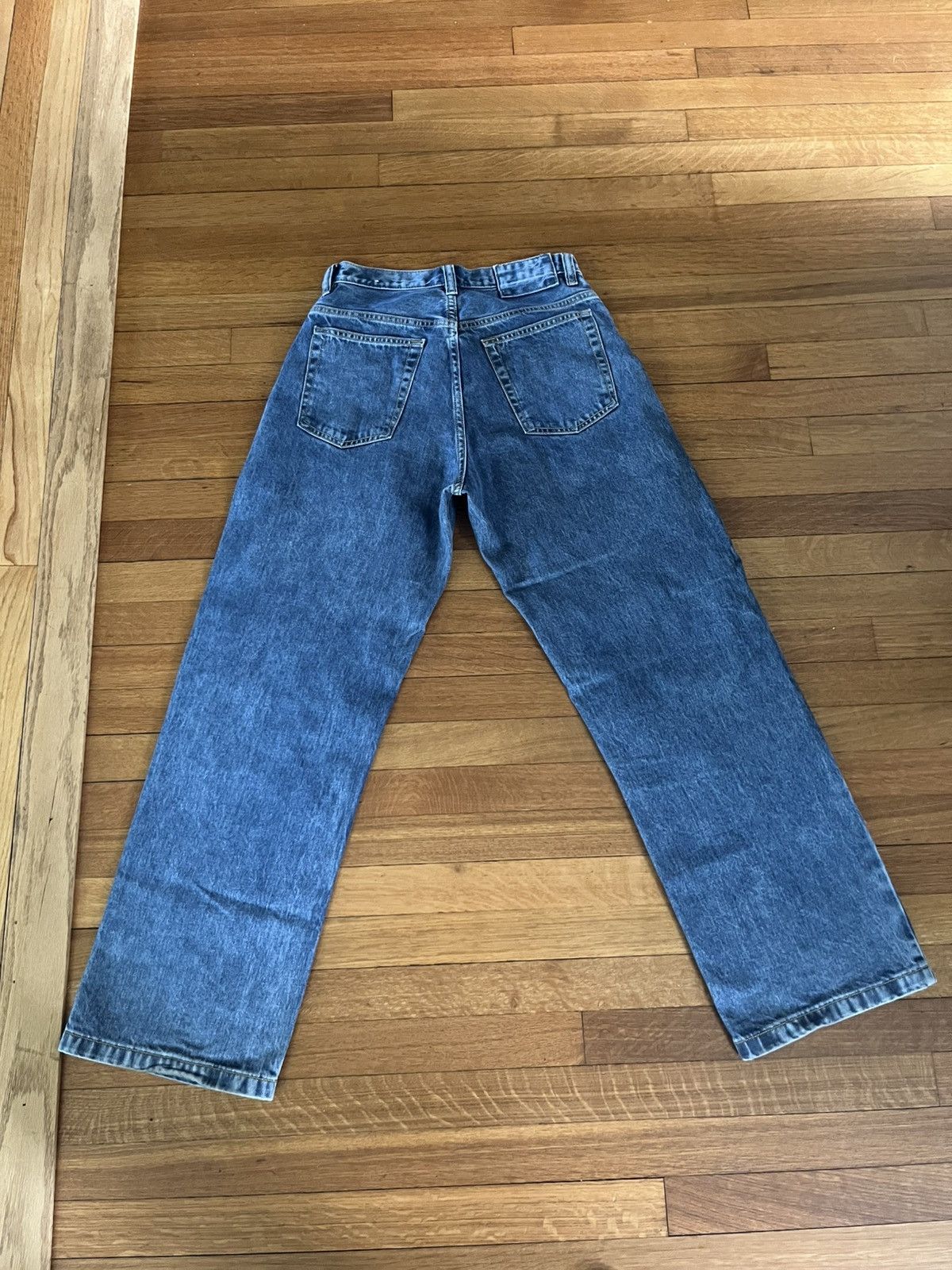Zara Zara Baggy Dark Washed Jeans Size US 28 / EU 44 - 2 Thumbnail