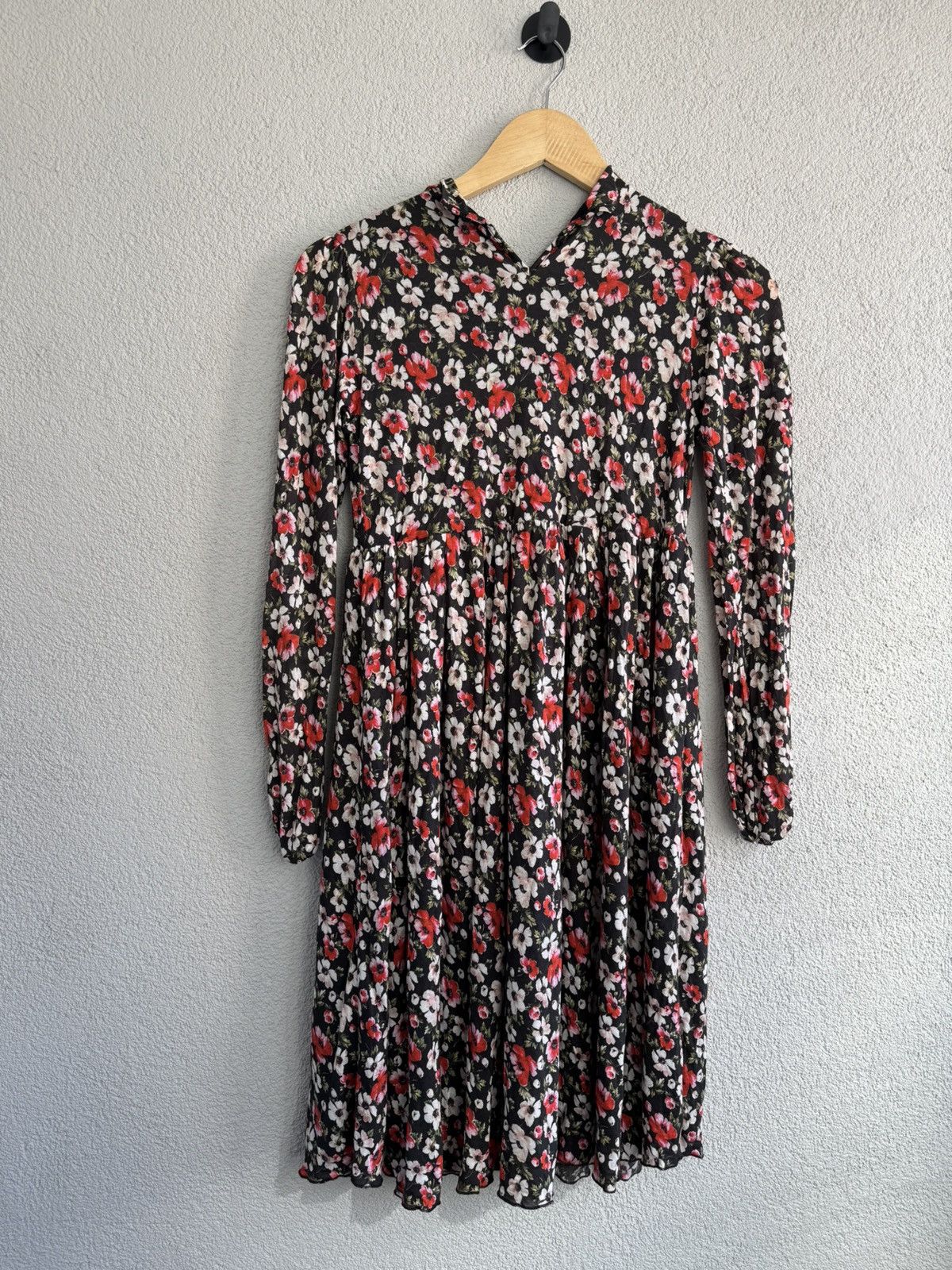 Dolce & Gabbana Dolce & Gabbana Dress Floral Long Sleeve Size XXS / US 00 / IT 34 - 12 Thumbnail