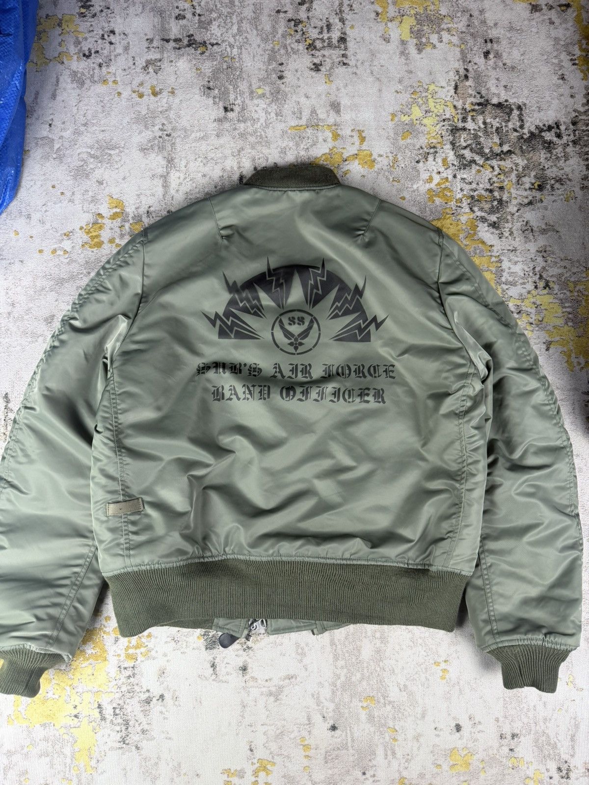 Vintage Limited Edition Subciety Ma-1 Flight Reversible Jacket Size US L / EU 52-54 / 3 - 3 Thumbnail