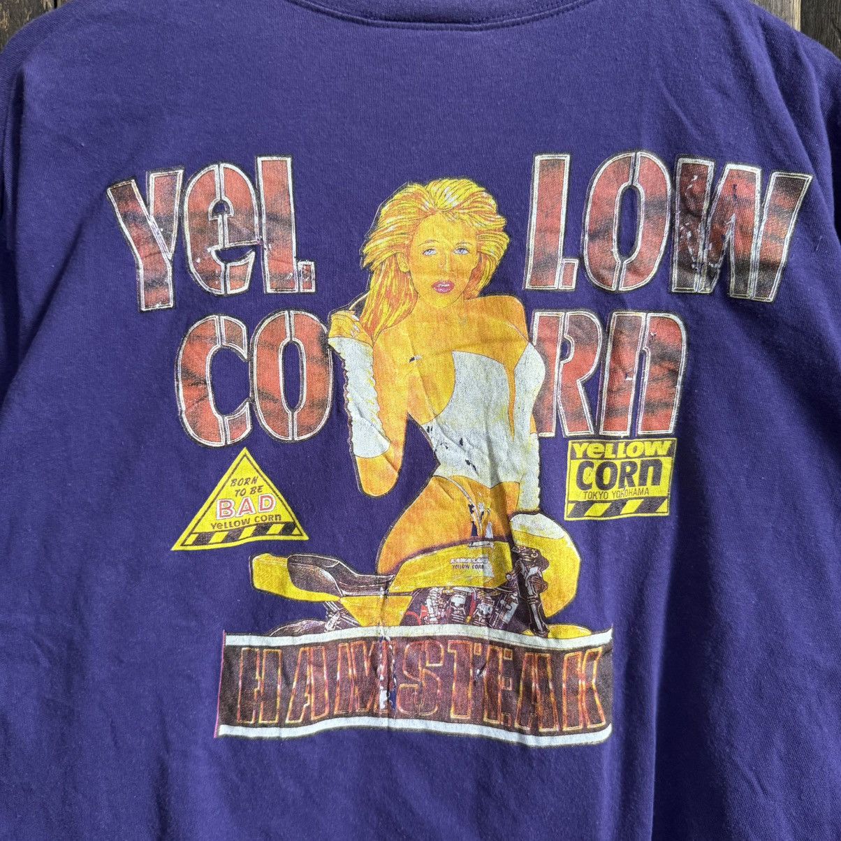 YELLOW CORN Vintage Yellow Corn Racing Hamsteak Tshirt Size US XL / EU 56 / 4 - 3 Thumbnail