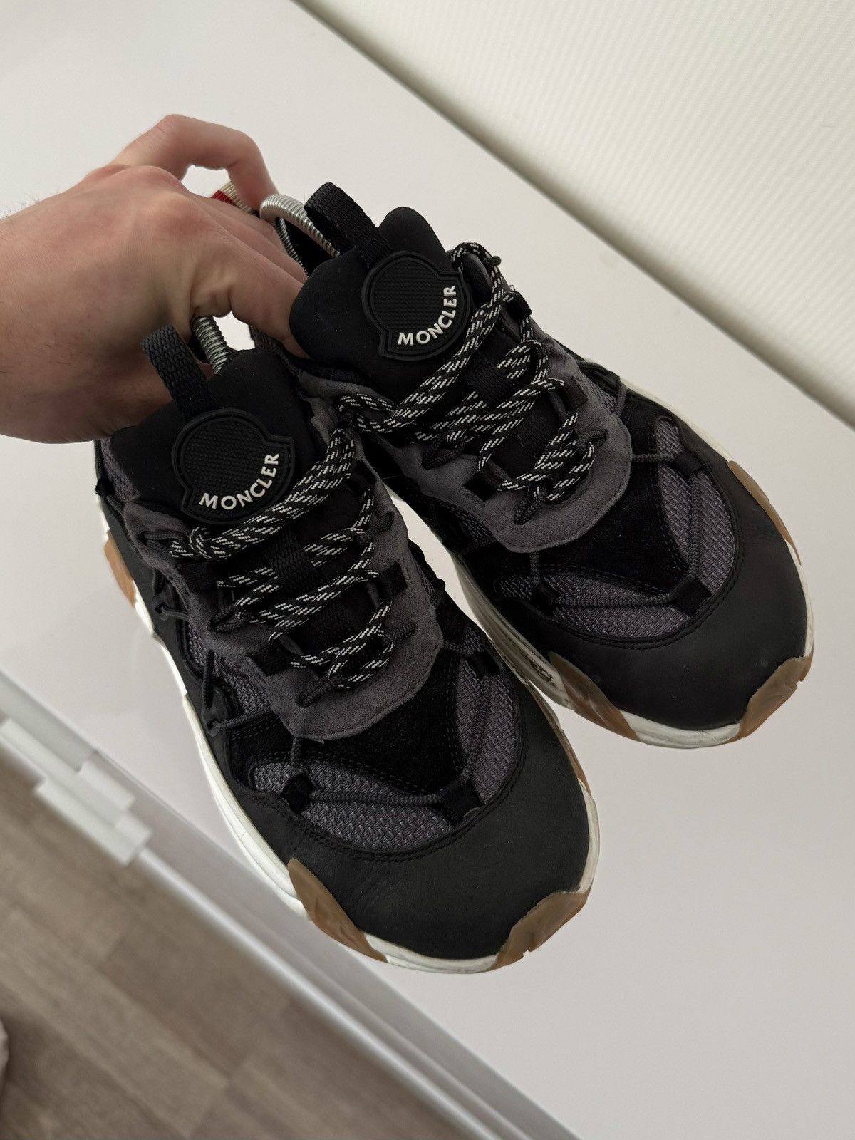 Moncler Moncler Y2K Compassor Trainer Hype Running Sneakers Size US 6.5 / IT 36.5 - 4 Thumbnail