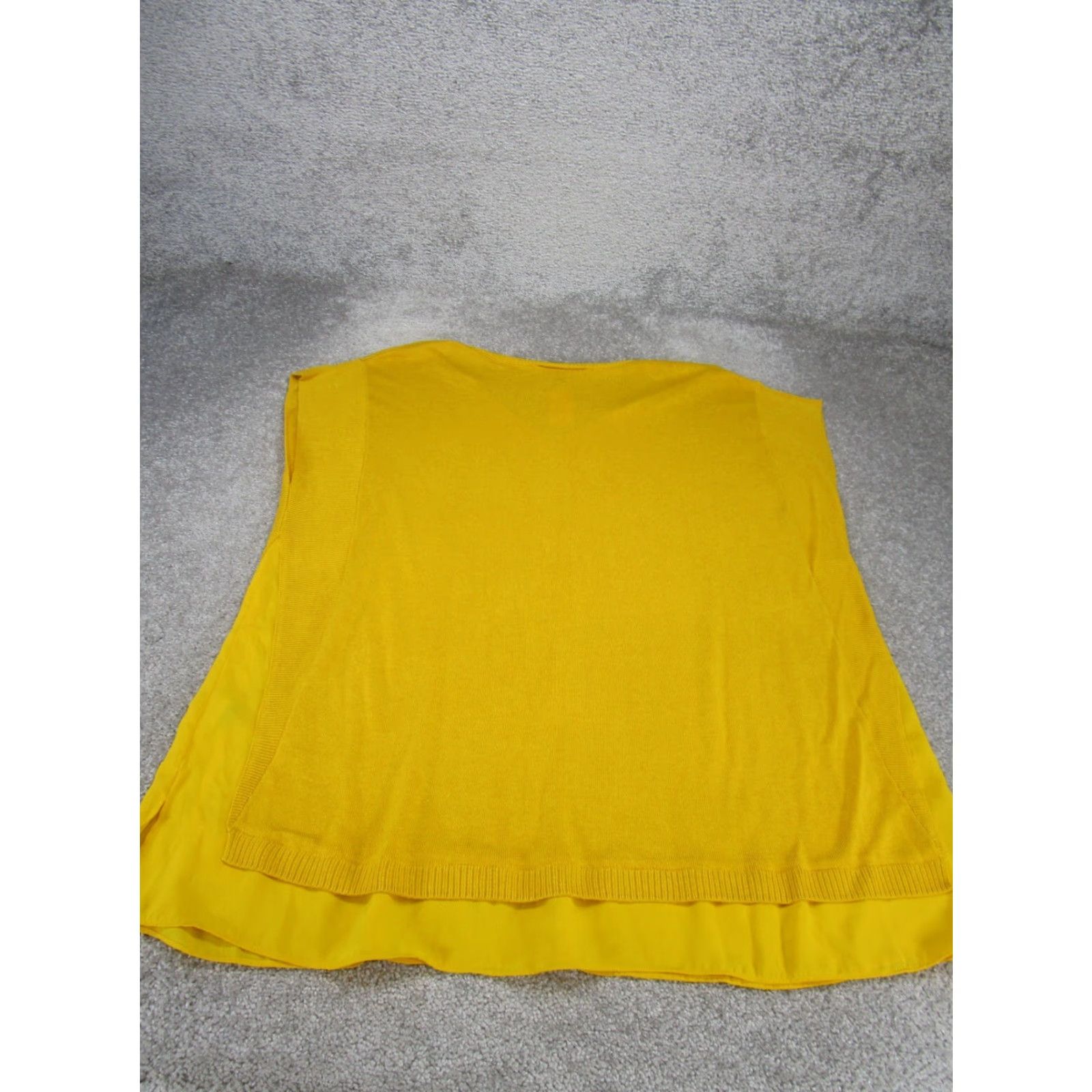 Vintage Lane Bryant Shirt Womens 22 Yellow Knit Camisole NEW Size 3XL / US 20-22 - 3 Thumbnail