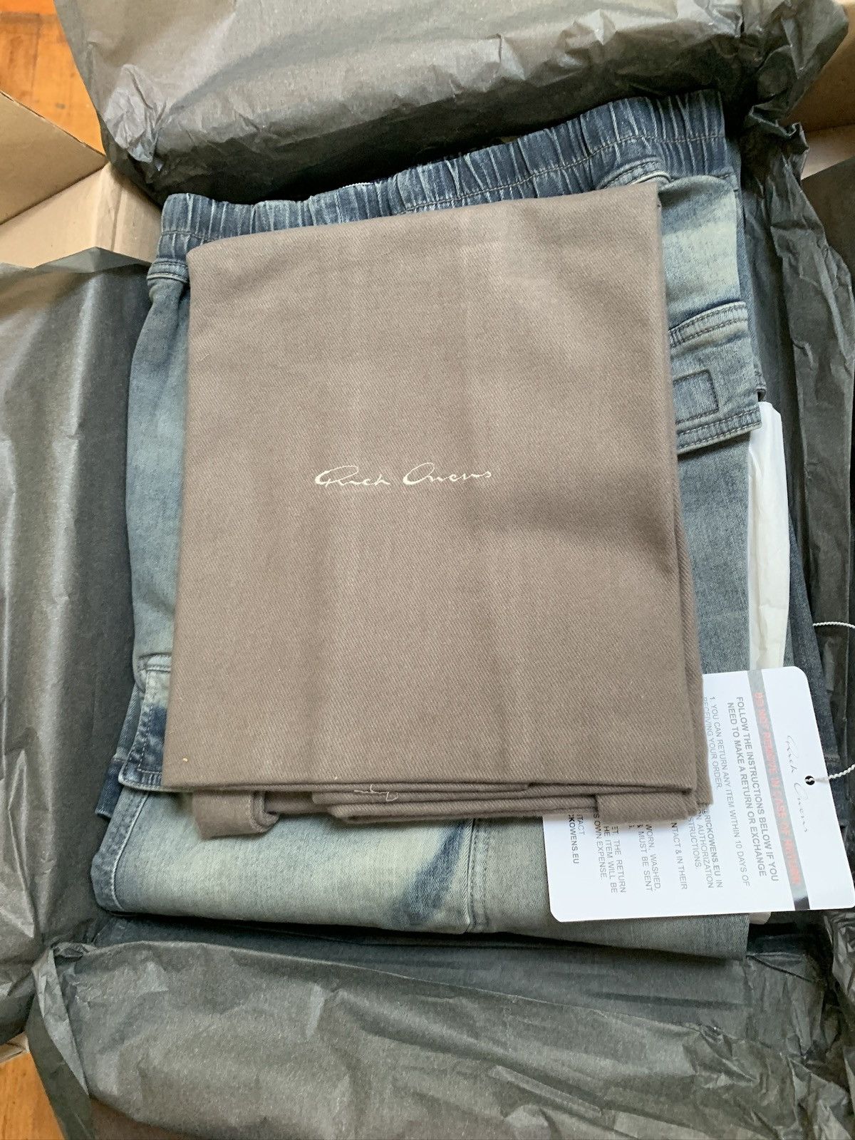 Rick Owens Drkshdw RICK OWENS DRKSHDW CARGO BELAS FW24 PORTERVILLE SKY Size US 32 / EU 48 - 1 Thumbnail