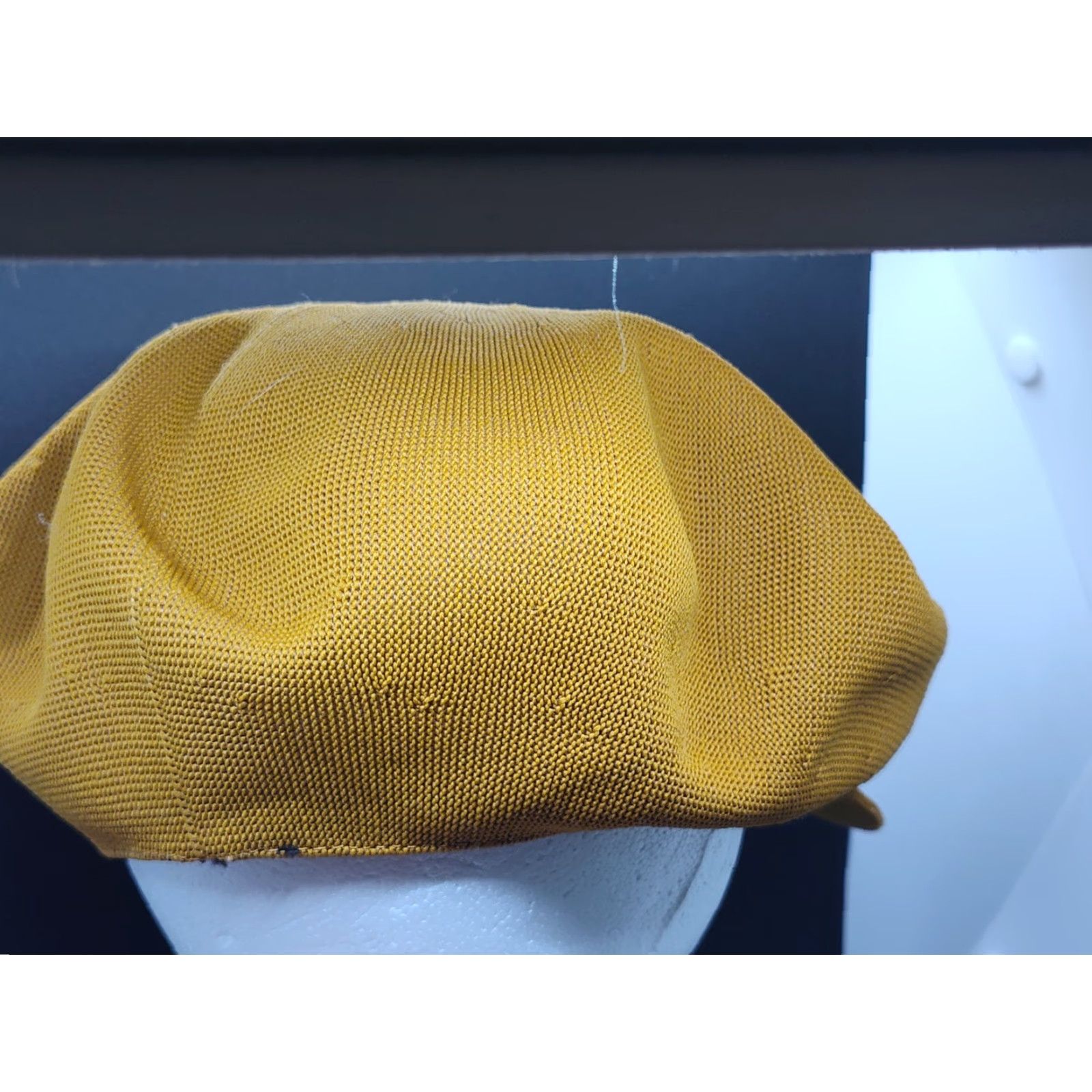 Vintage VINTAGE 1960s Newsboy Hat Yellow Size 6 7/8 Casual Retro Hippy Unbranded US Size ONE SIZE - 4 Thumbnail