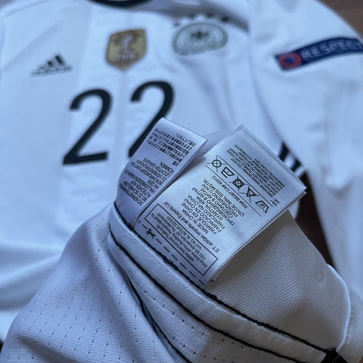 Adidas × Vintage GERMANY ADIDAS ADIZERO 2016 HOME JERSEY #22 GNABRY Size US L / EU 52-54 / 3 - 12 Thumbnail