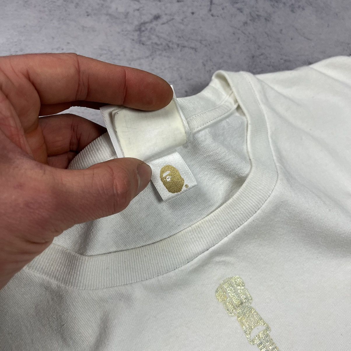 Bape Rare Bape A bathing Ape shark logo japanese tee Size US M / EU 48-50 / 2 - 7 Thumbnail