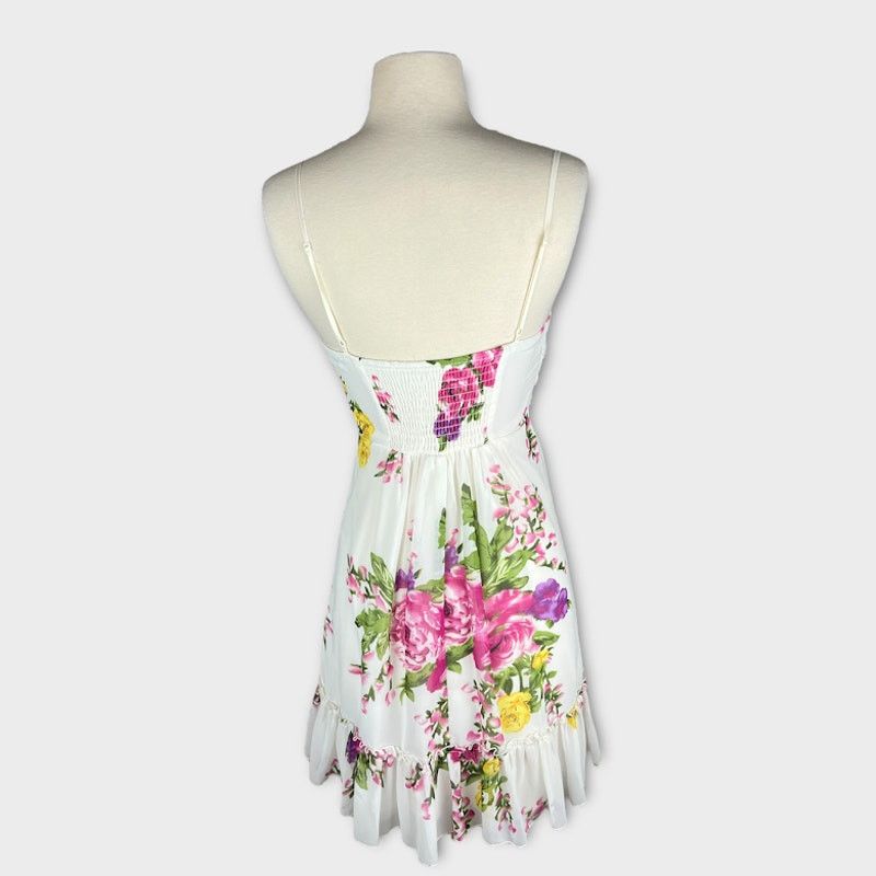 Macys Trixxi | Floral Strappy Sweetheart Dress | Size 5 Size S / US 4 / IT 40 - 3 Thumbnail