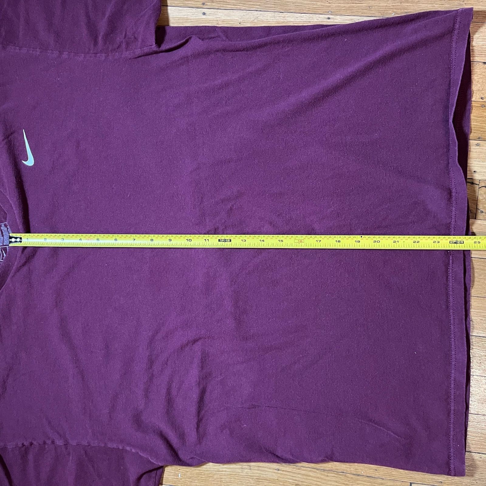 Nike Y2K Nike Burgundy / Maroon Streetwear XL T Shirt Size US XL / EU 56 / 4 - 3 Thumbnail