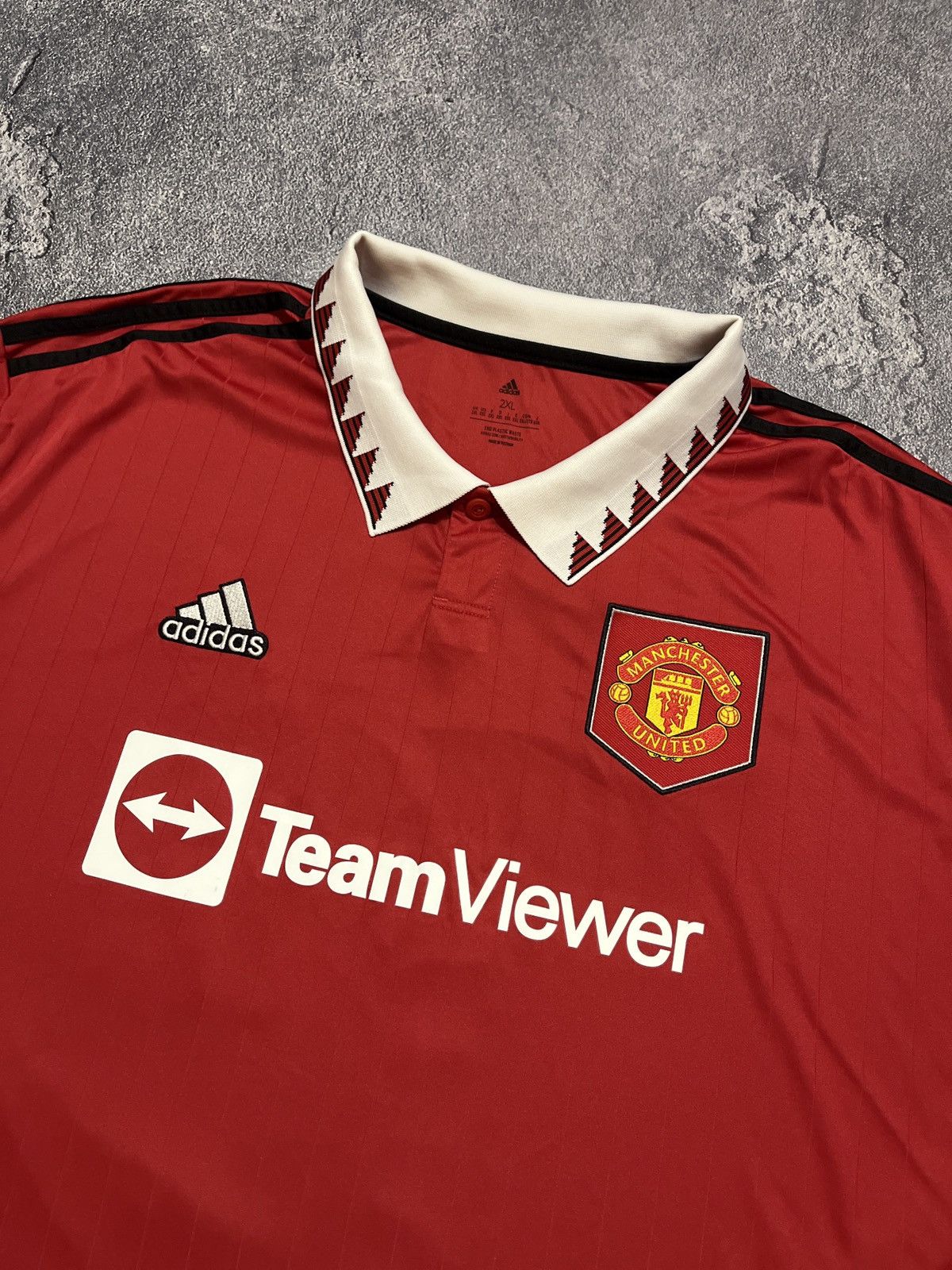 Adidas × Vintage Adidas Manchester United Casemiro Jersey Size US XXL / EU 58 / 5 - 2 Thumbnail