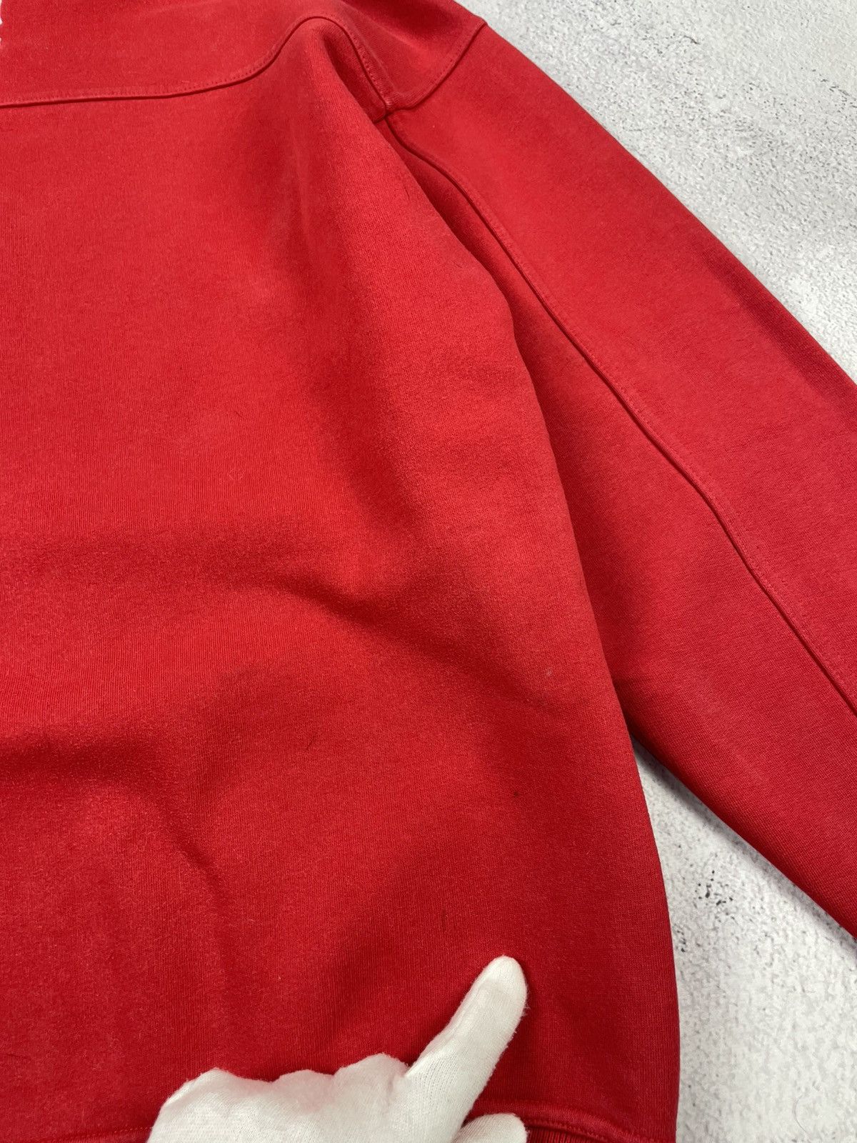Pelle Pelle × Vintage Vintage Pelle Pelle Mens Hoodie Red Size Small Size US M / EU 48-50 / 2 - 12 Thumbnail