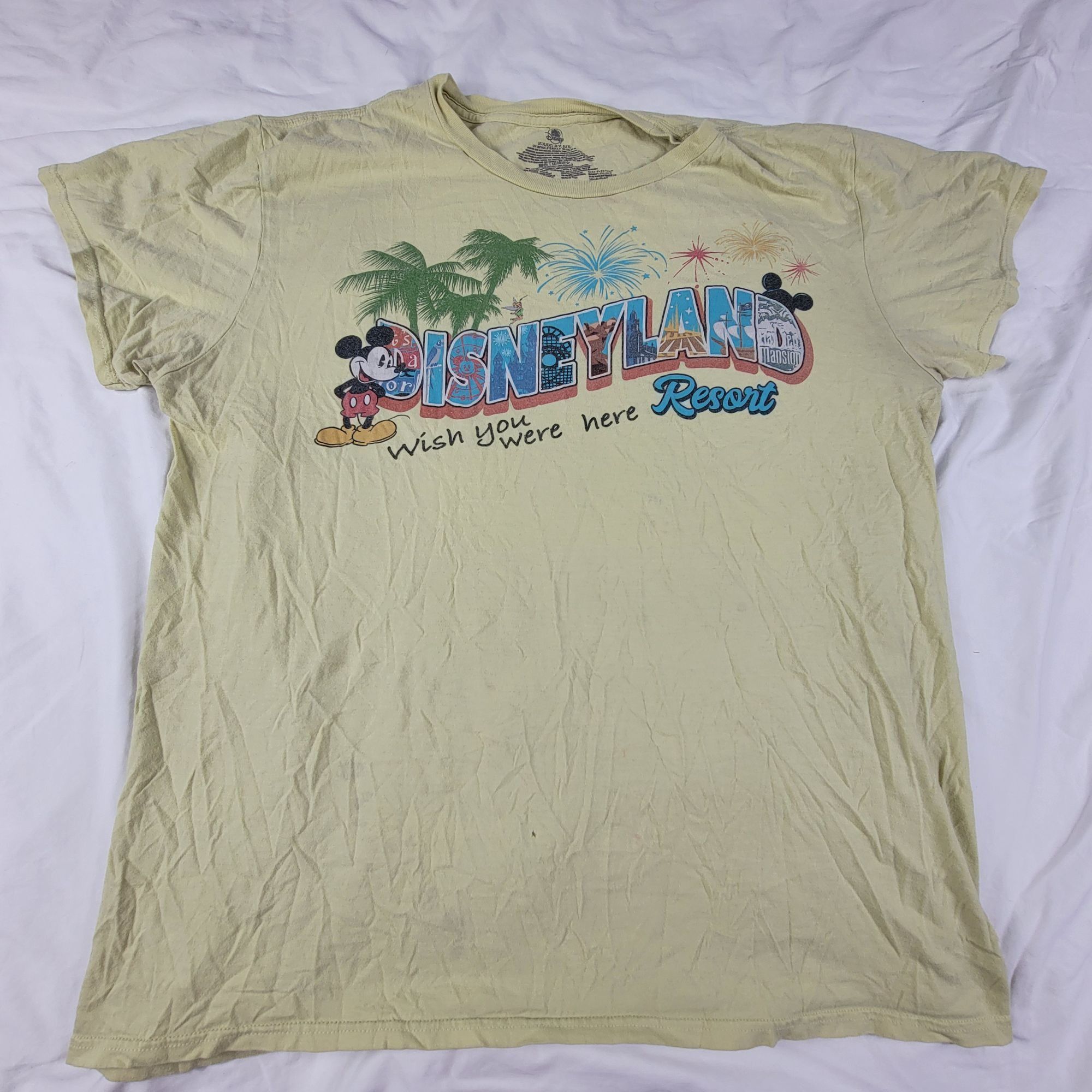 Disney Disney Adults XL Wish You Were Here Mickey Mouse Disneyland Size XL / US 12-14 / IT 48-50 - 1 Thumbnail