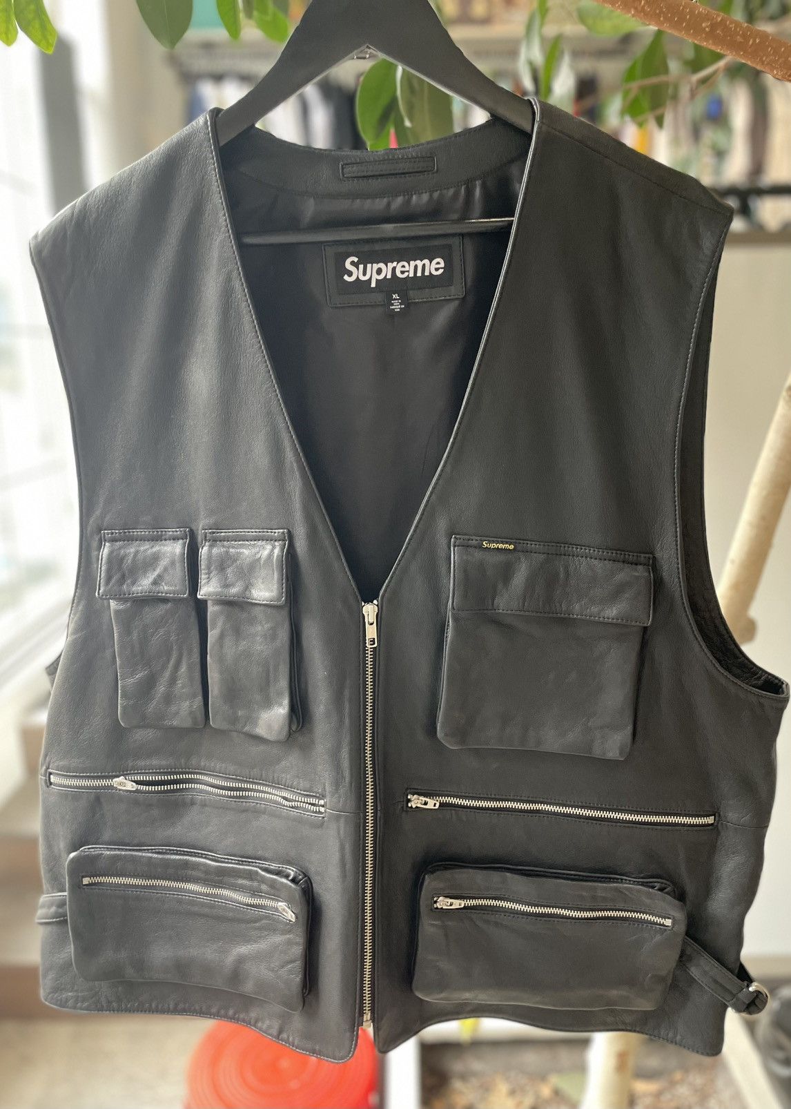 Supreme × Toy Machine Supreme x Toy Machine Leather Vest | Grailed