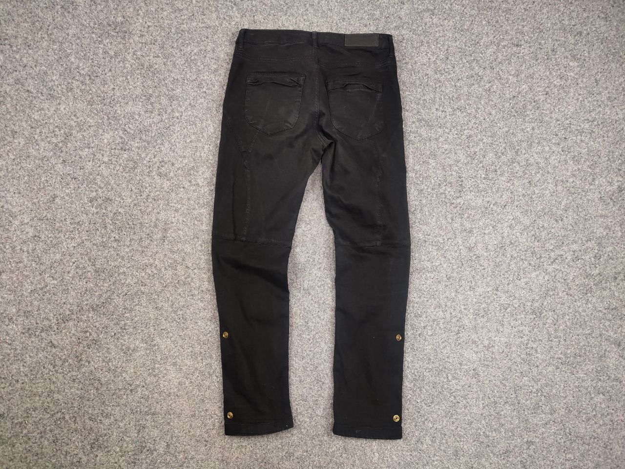 Zadig & Voltaire Zadig & Voltaire designer Black Denim Jeans straight fit Size 29" - 9 Thumbnail