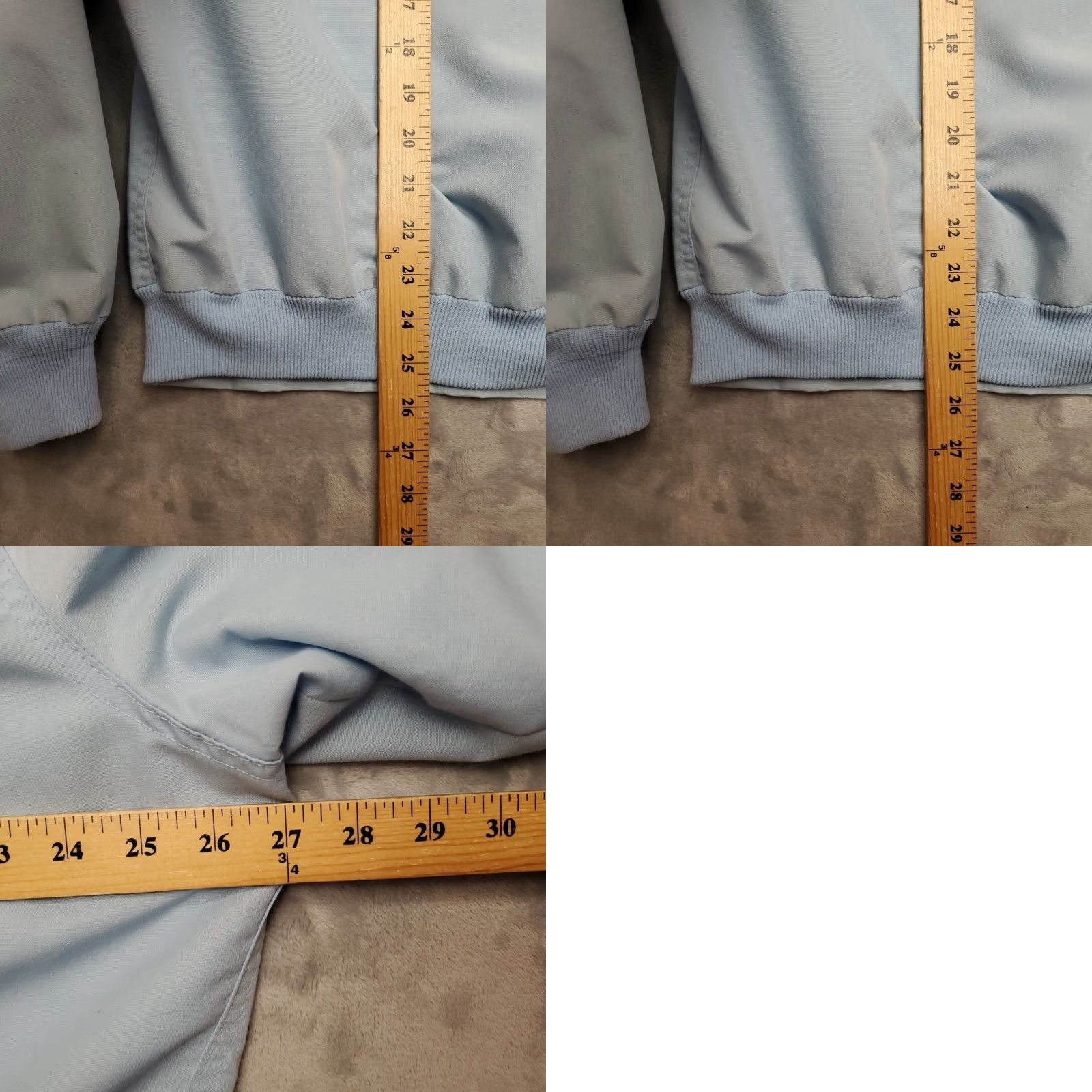 Sears VINTAGE Sears Bomber Jacket Men 2X Big Blue Cotton Blend Wind-Resistant Outdoor Ribbed Poplin 70s 80s Retro Casual Mens Size US XXL / EU 58 / 5 - 9 Thumbnail